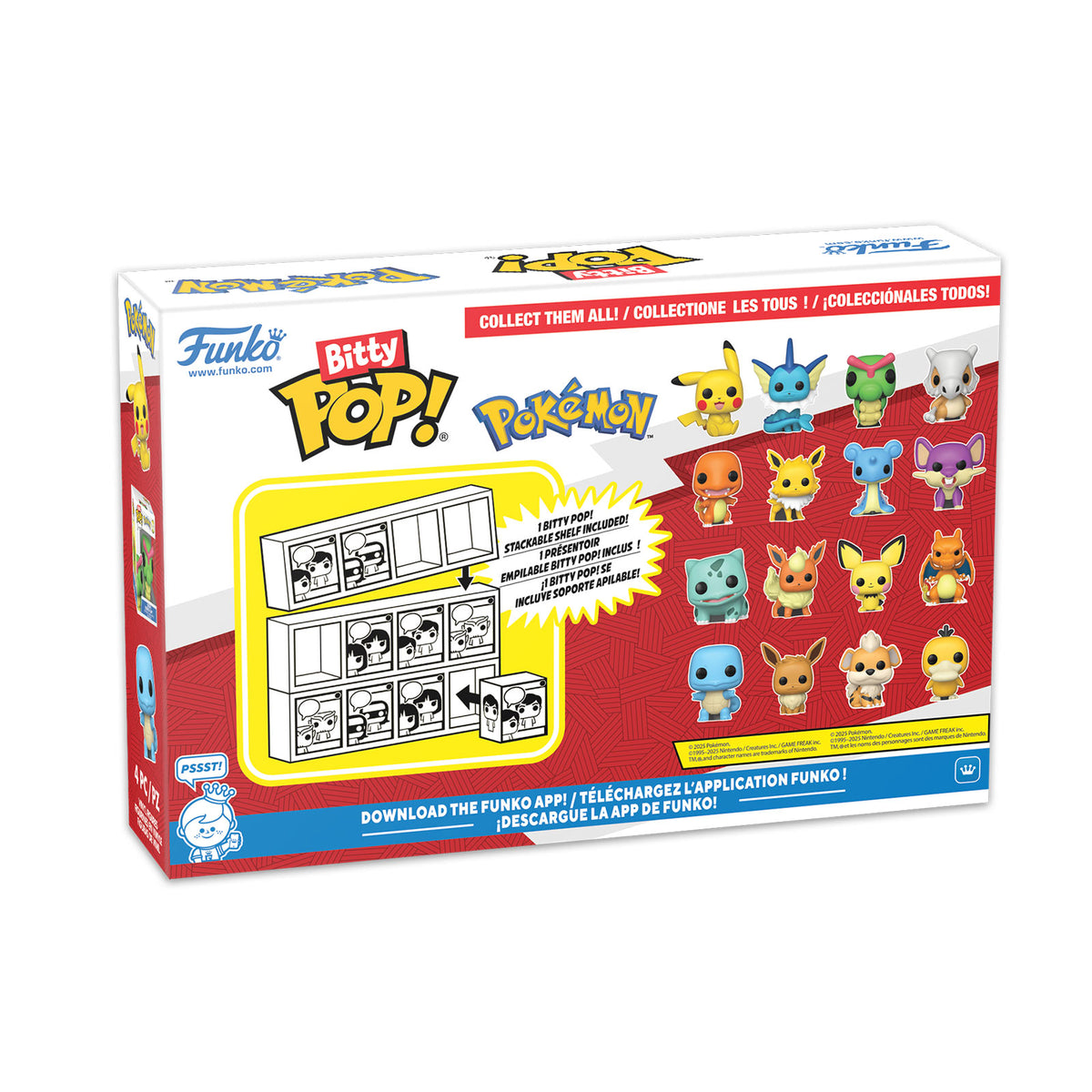 Product image Pokemon - Pikachu and Friends Funko Bitty Pop 4-Pack Figure Set Series 1