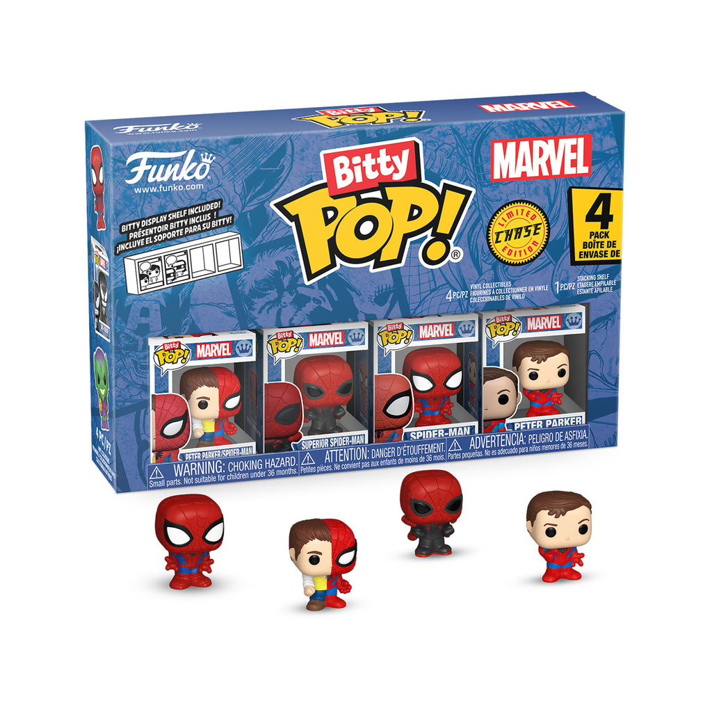 Product image Marvel - Spider-Man Funko Bitty Pop 4-Pack Figure Set Series 4
