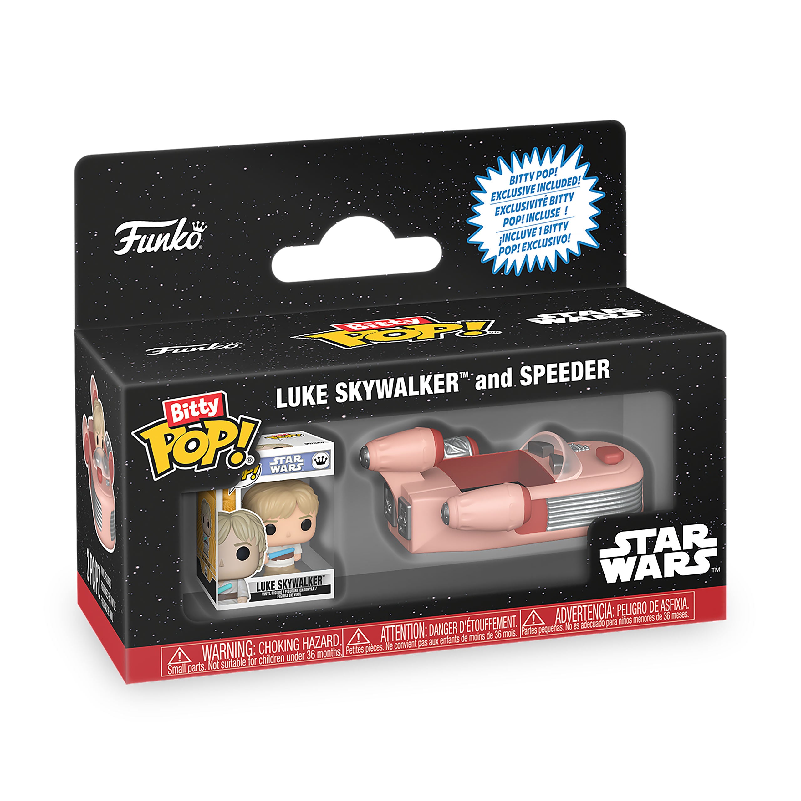 Product image Star Wars - Luke Skywalker with Speeder Funko Bitty Pop Ride Figure Set