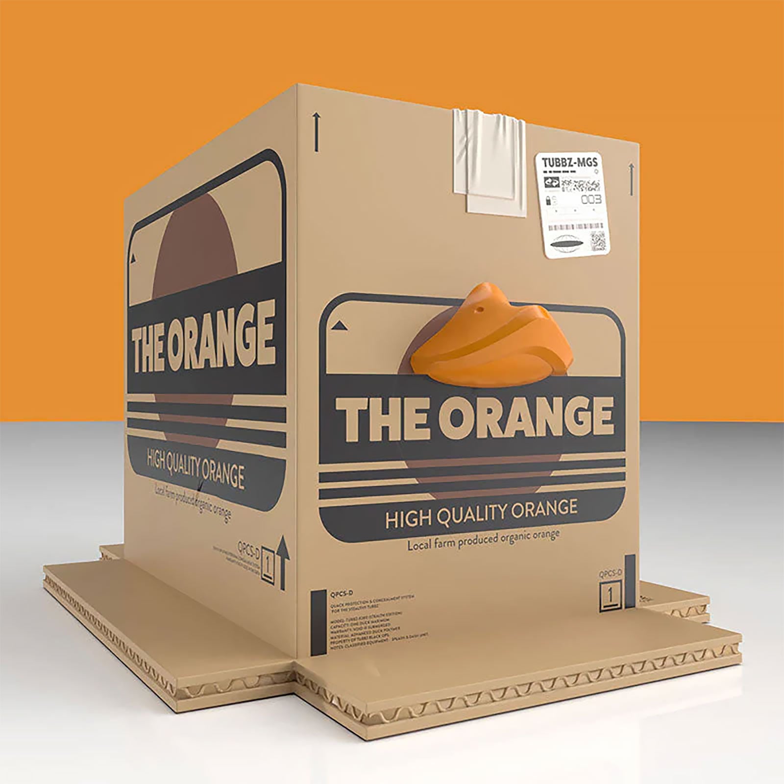 Product image Metal Gear Solid - The Orange Box TUBBZ Collectible Duck