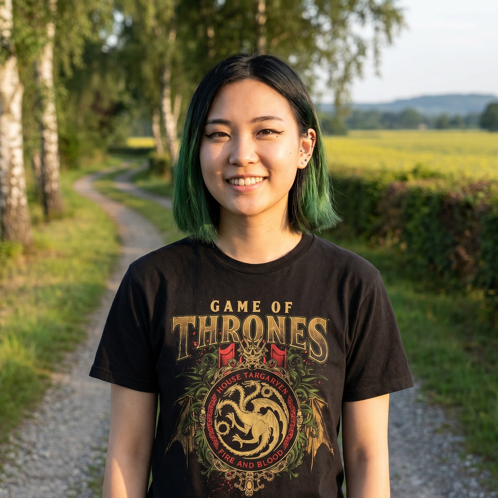 Product image Game of Thrones - Targaryen Ornaments T-Shirt Black