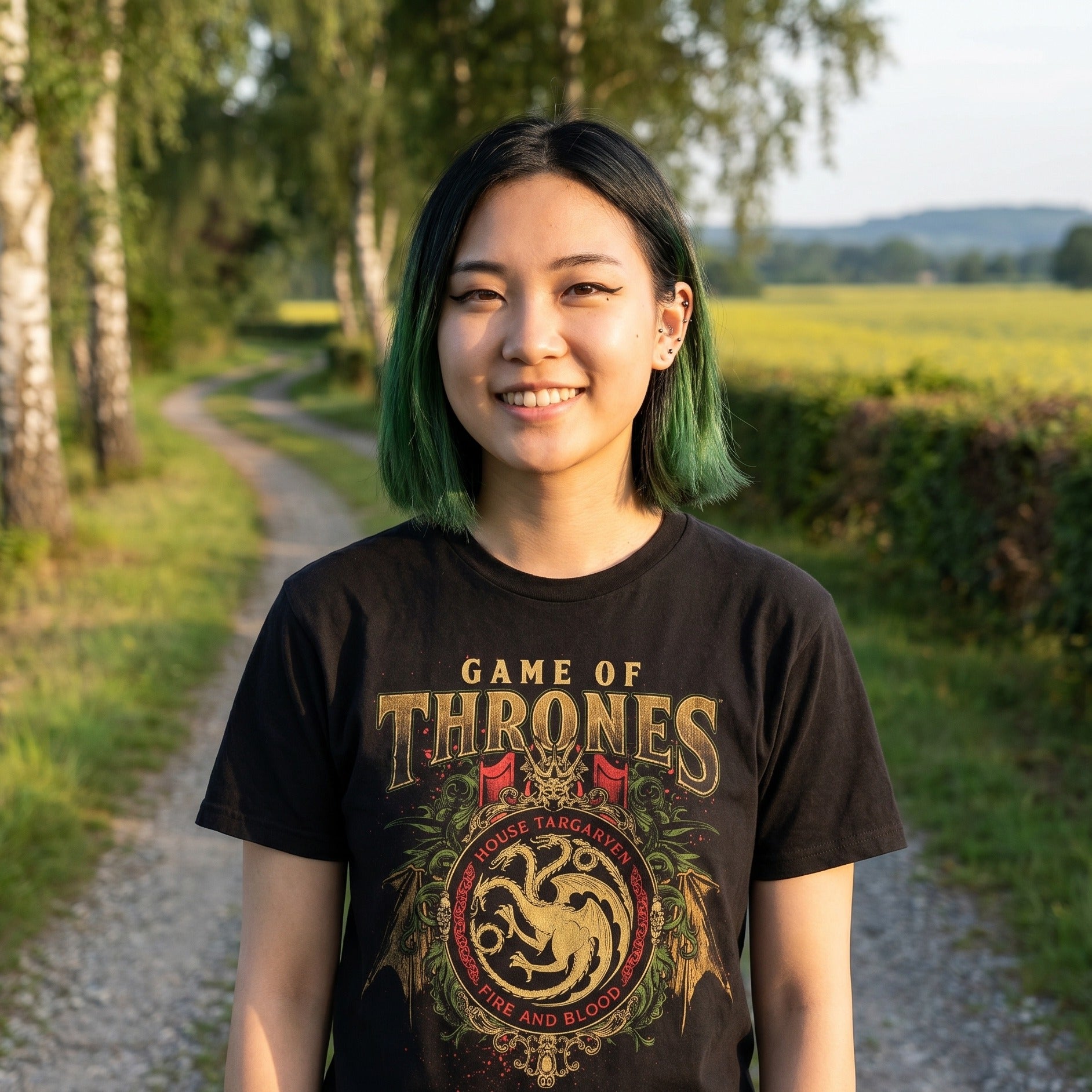 Product image Game of Thrones - Targaryen Ornaments T-Shirt Black