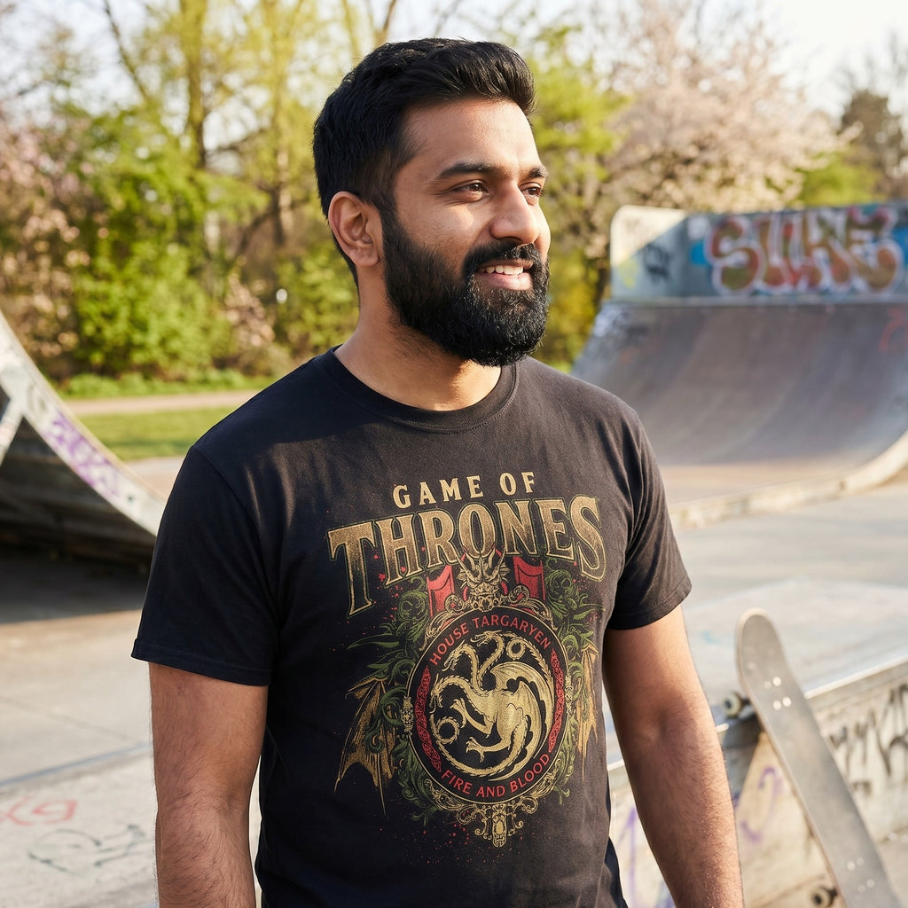 Product image Game of Thrones - Targaryen Ornaments T-Shirt Black