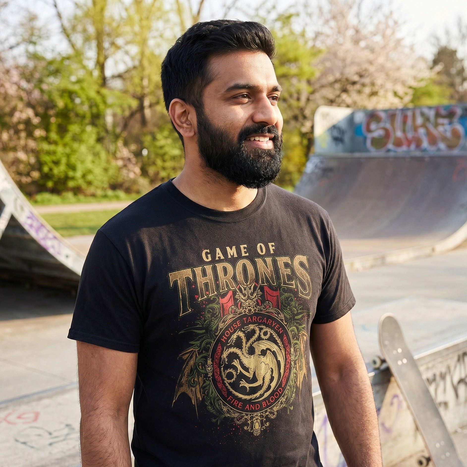 Product image Game of Thrones - Targaryen Ornaments T-Shirt Black