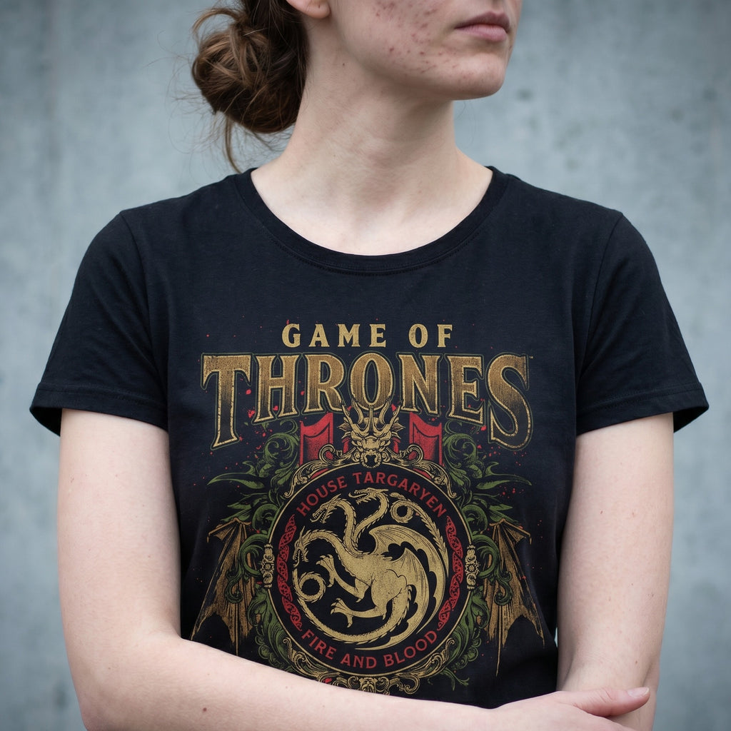 Product image Game of Thrones - Targaryen Ornaments T-Shirt Black