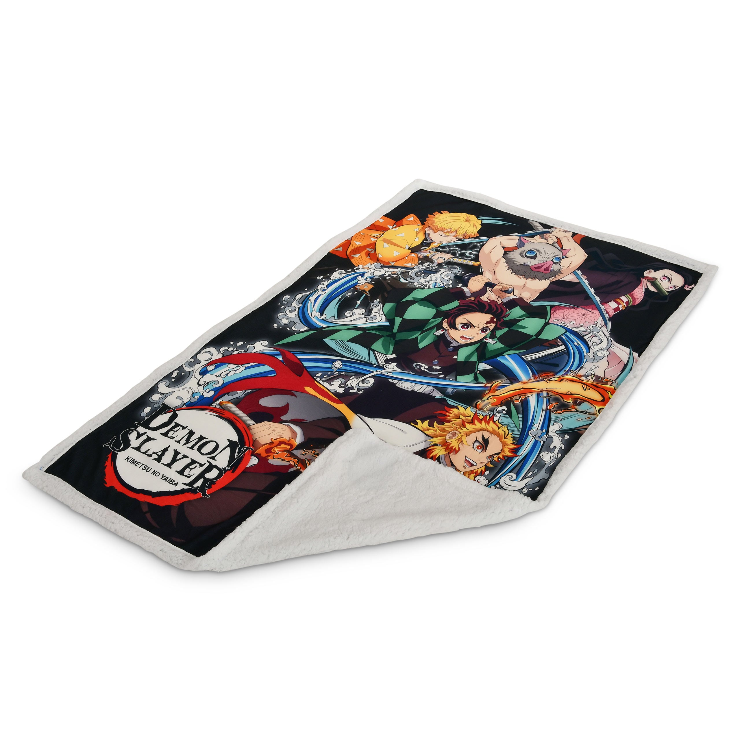 Product image Demon Slayer - Crew Plush Blanket with Teddy Fleece