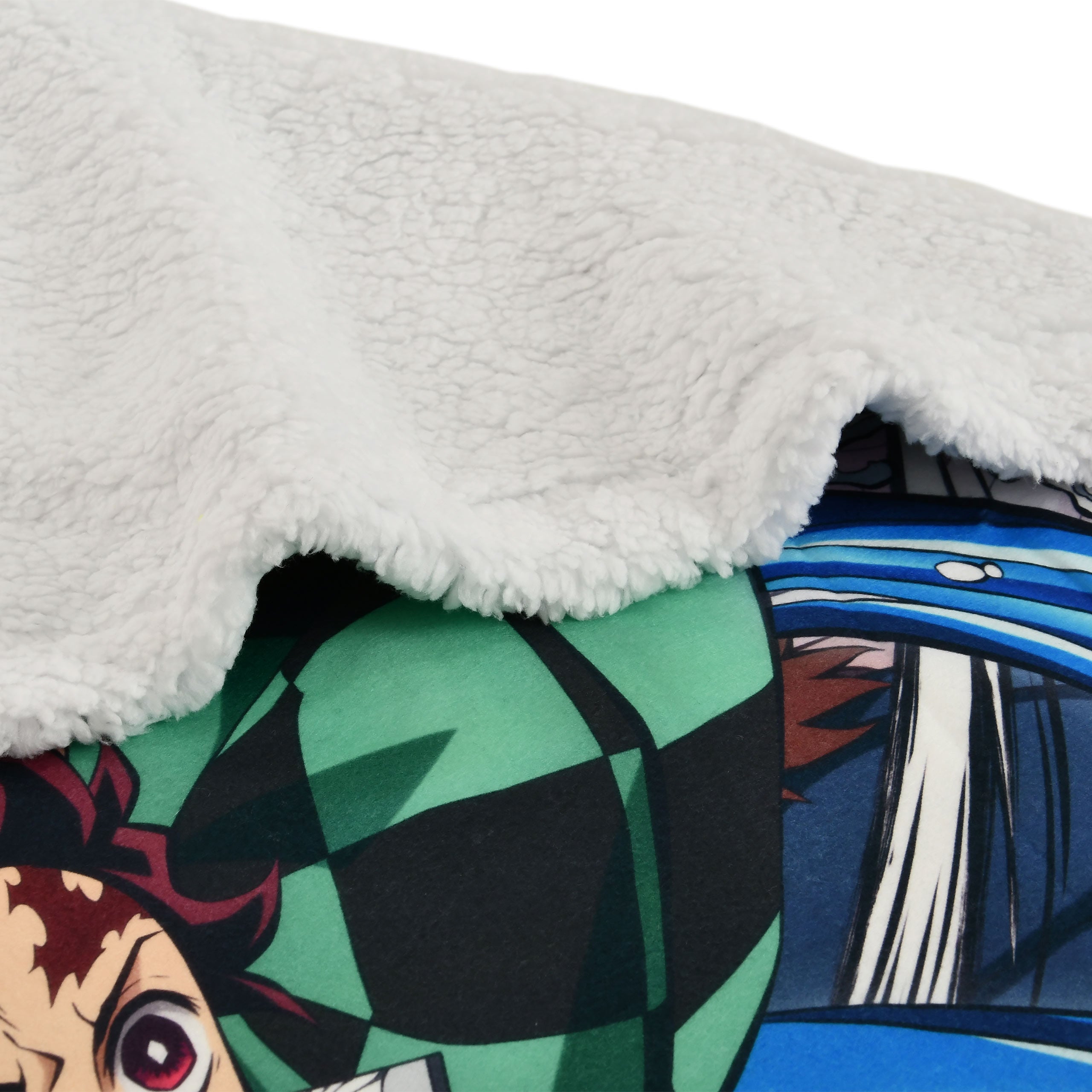 Product image Demon Slayer - Crew Plush Blanket with Teddy Fleece