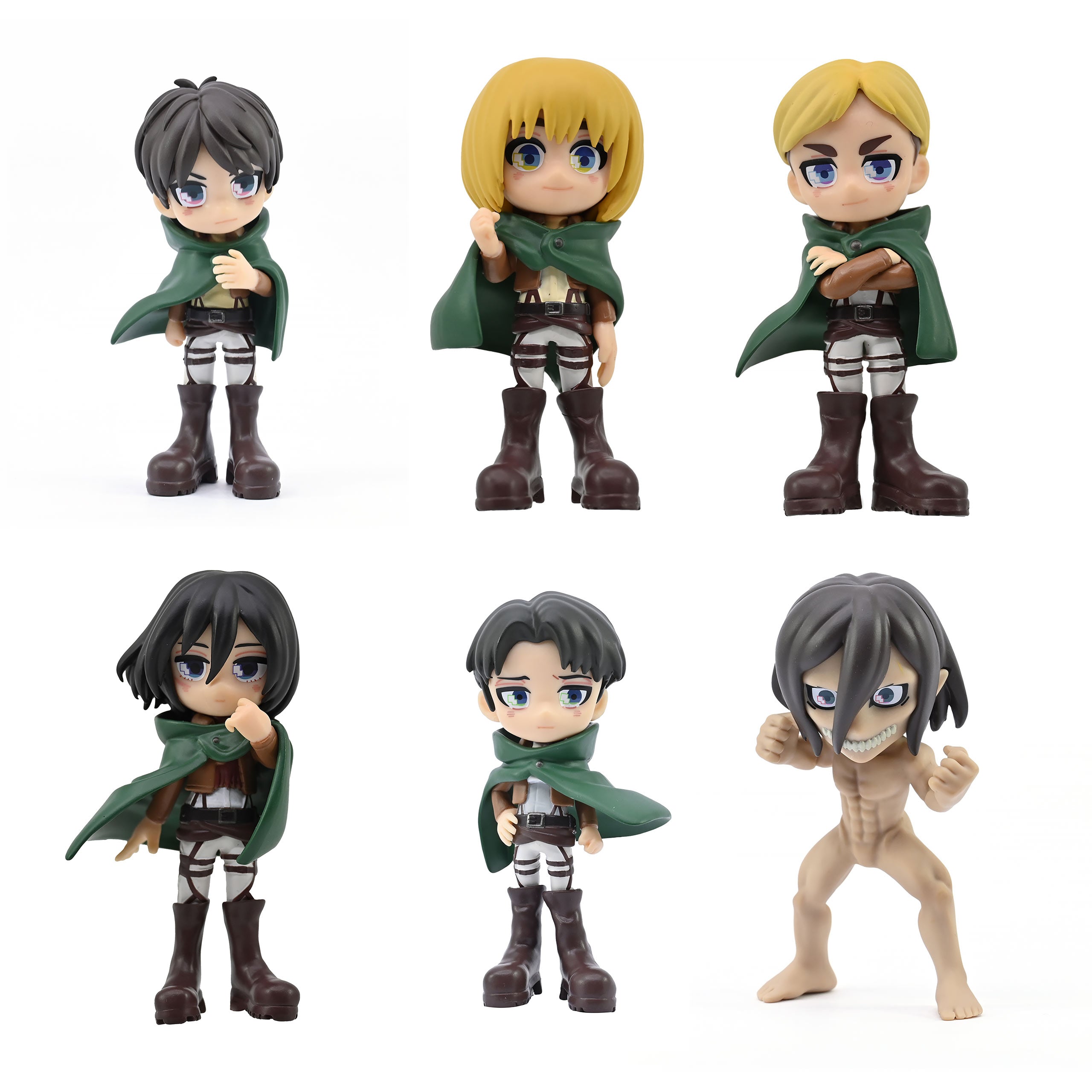 Product image Attack on Titan - YuMe Anime Blind Box Figure 6-Pack Display