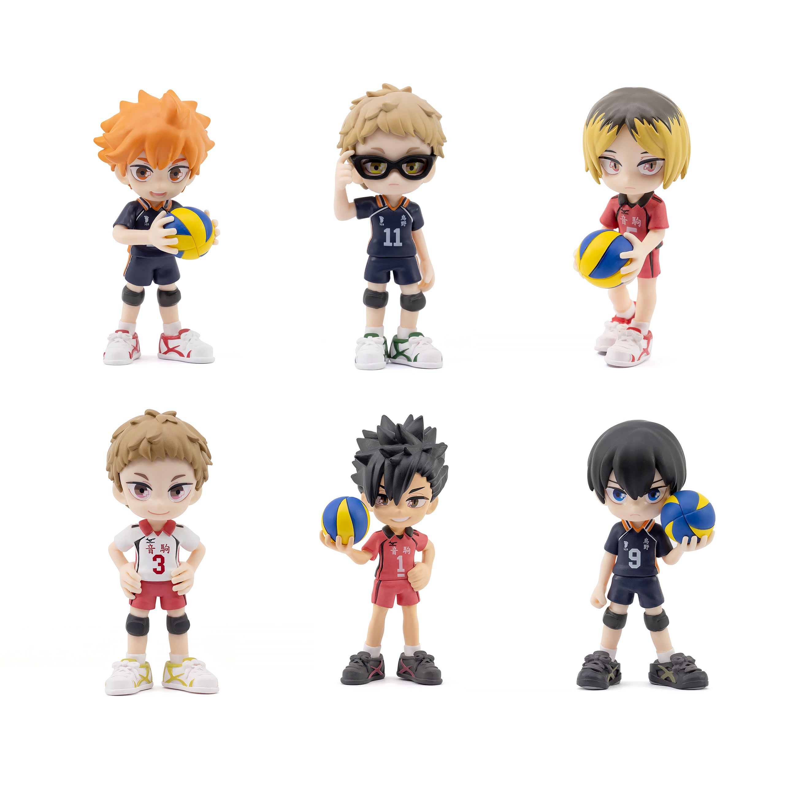 Product image Haikyu! - YuMe Anime Blind Box Figure 6-Pack Display