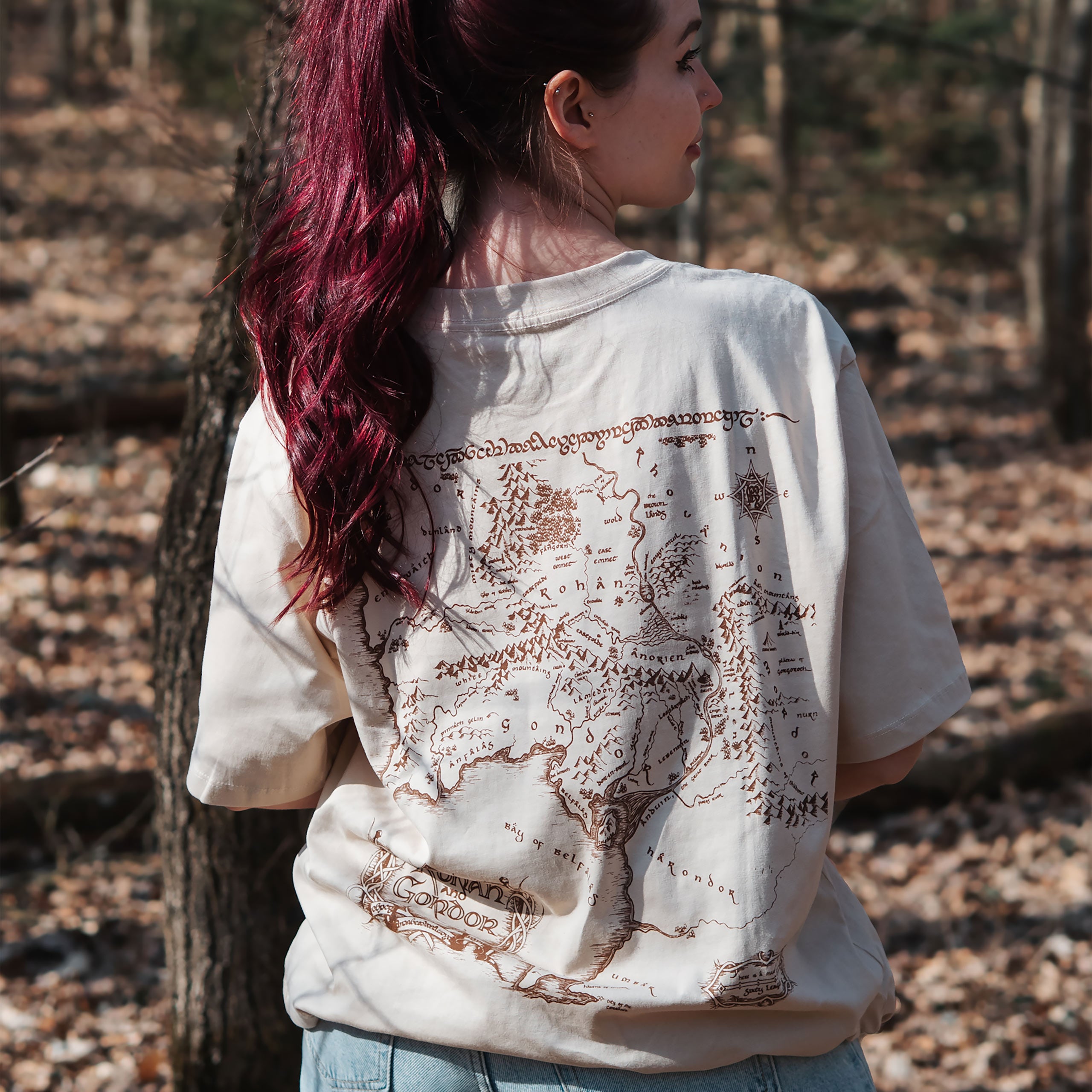 Product image The Lord of the Rings - Fellowship Rohan and Gondor Oversize T-Shirt beige