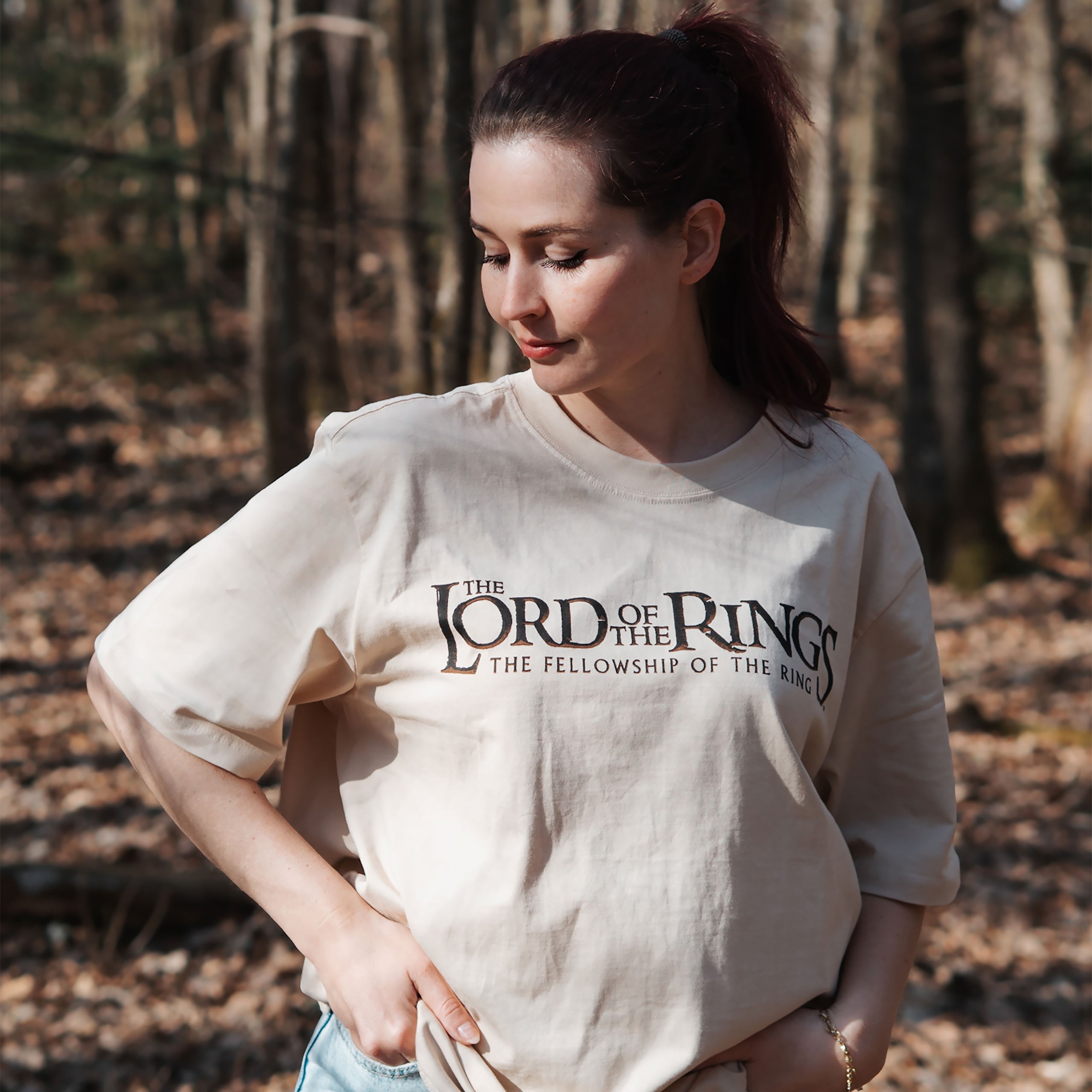 Product image The Lord of the Rings - Fellowship Rohan and Gondor Oversize T-Shirt beige