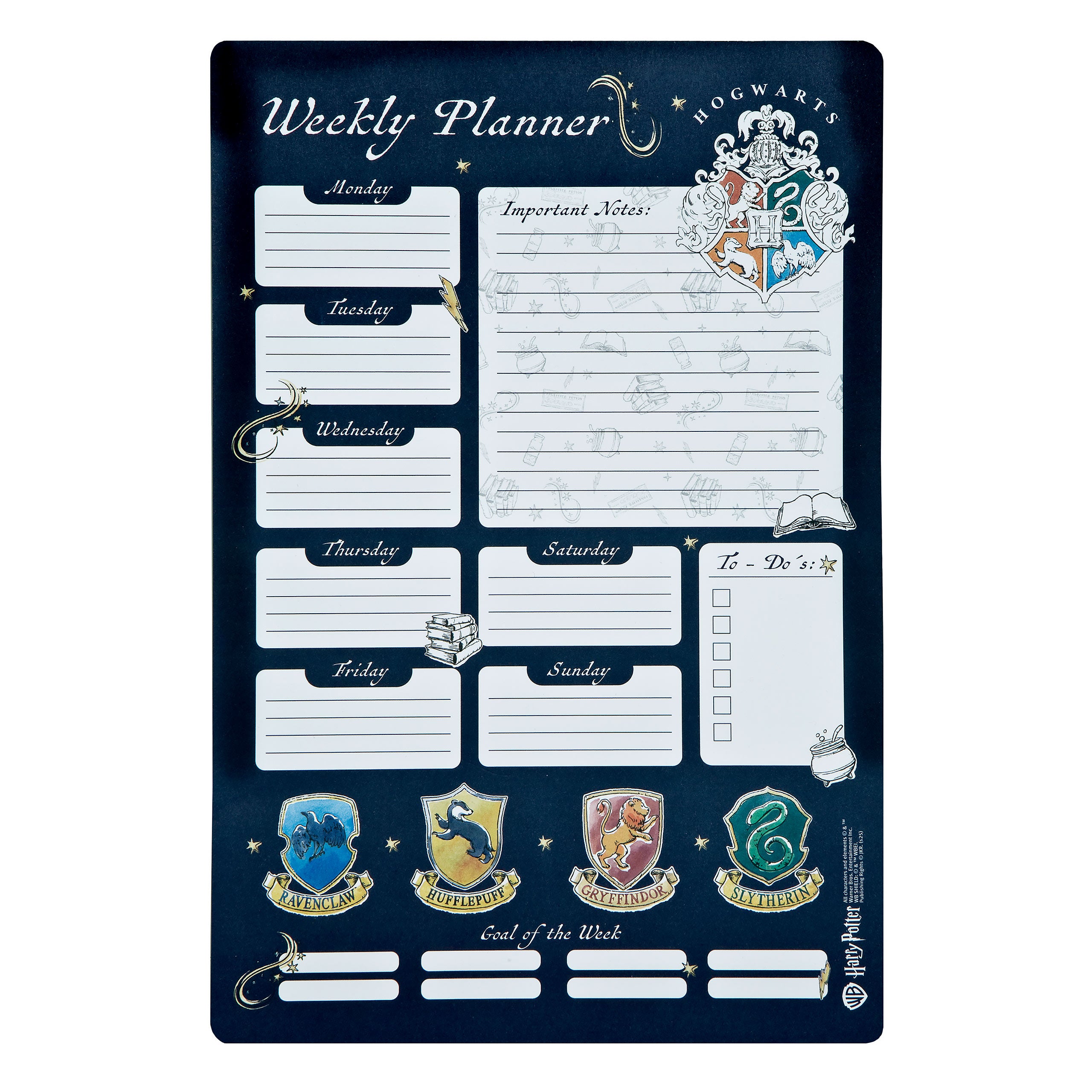 Product image Harry Potter - Hogwarts Crest Weekly Planner