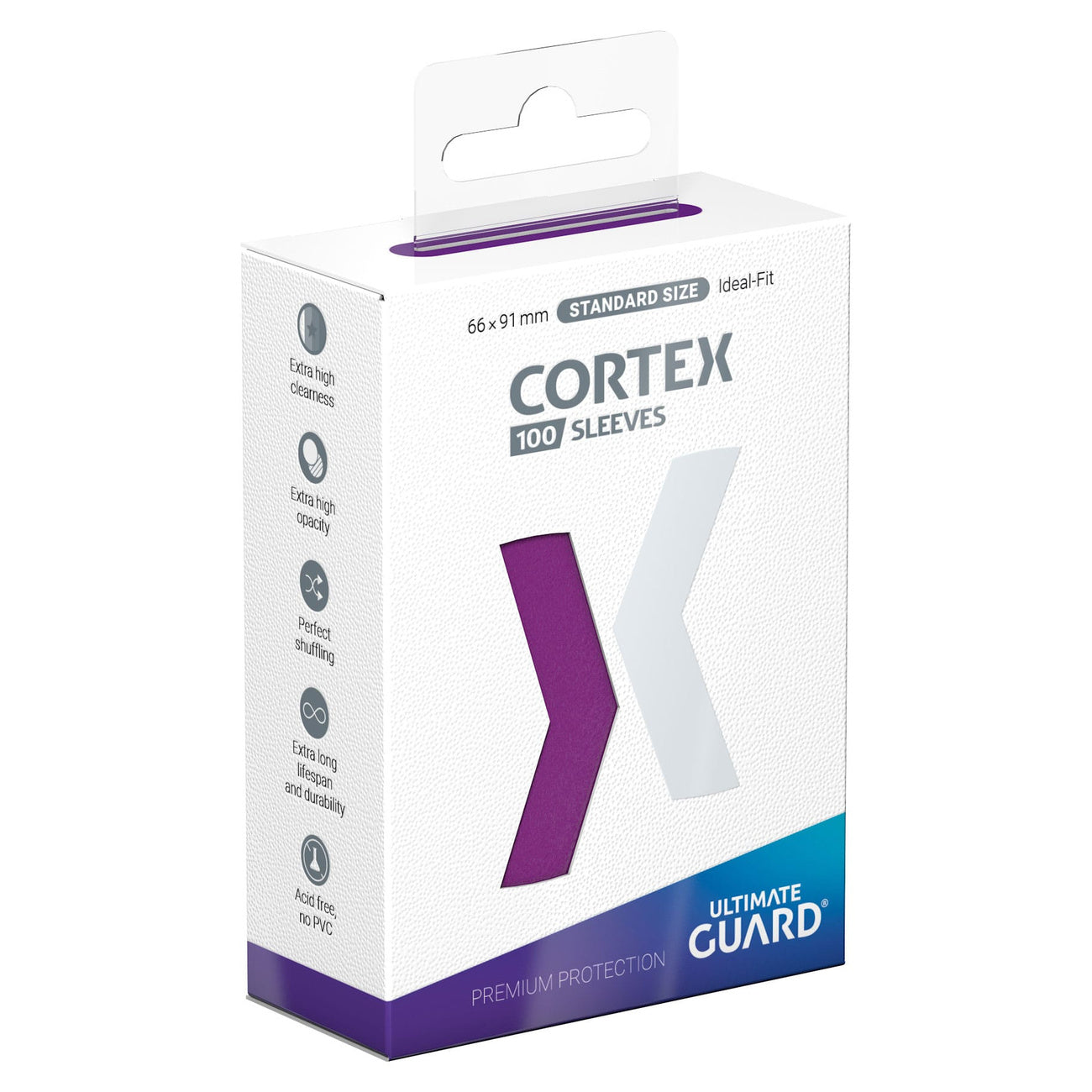 Product image Cortex Card Sleeves Purple 100-Pack Ultimate Guard for TCG Standard Size