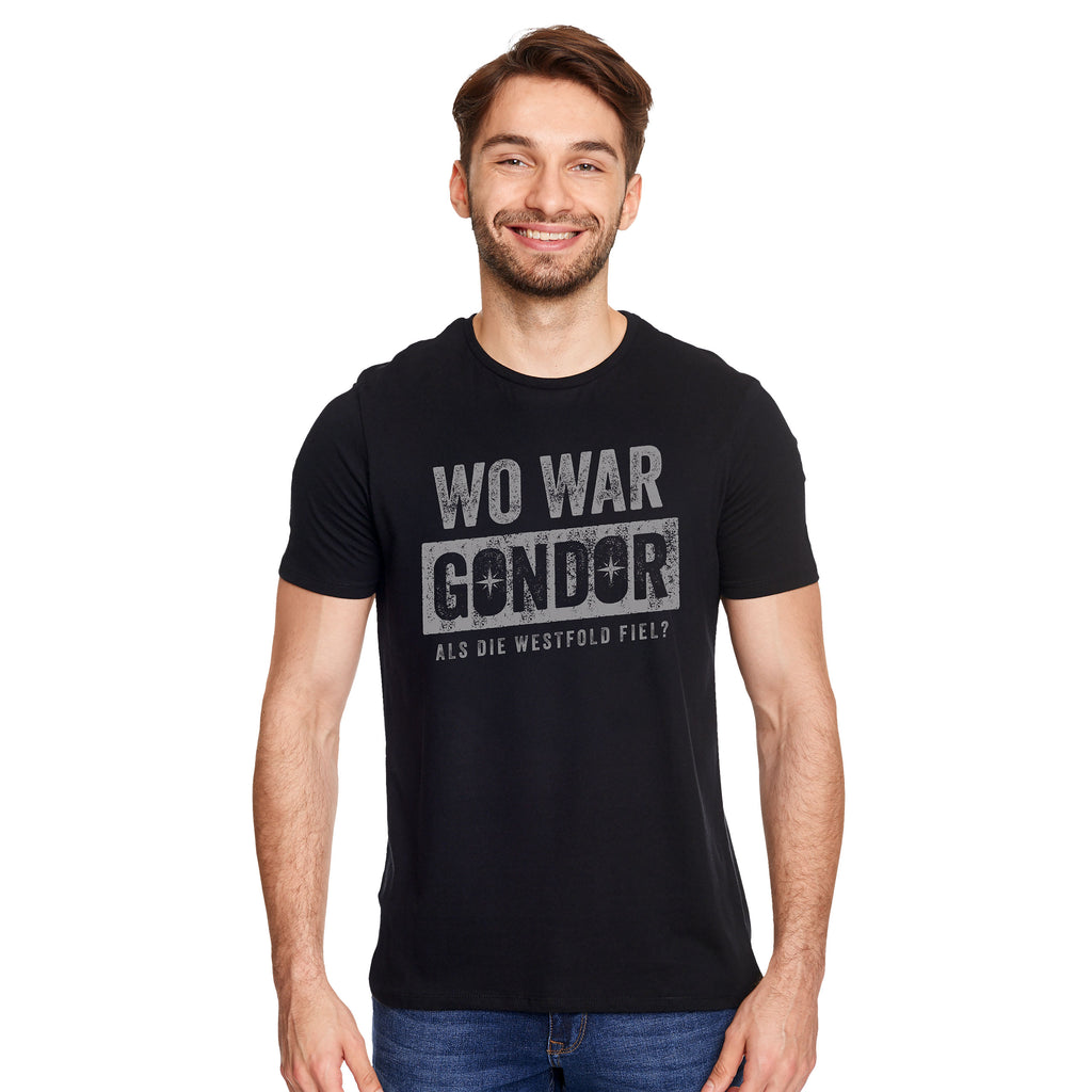 Product image Where Was T-Shirt for The Lord of the Rings Fans Black