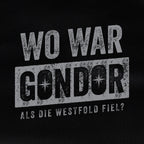 Product image Where Was T-Shirt for The Lord of the Rings Fans Black