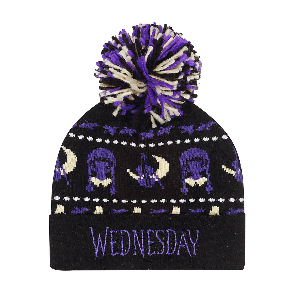 Product image Wednesday - Midnight pom-pom beanie