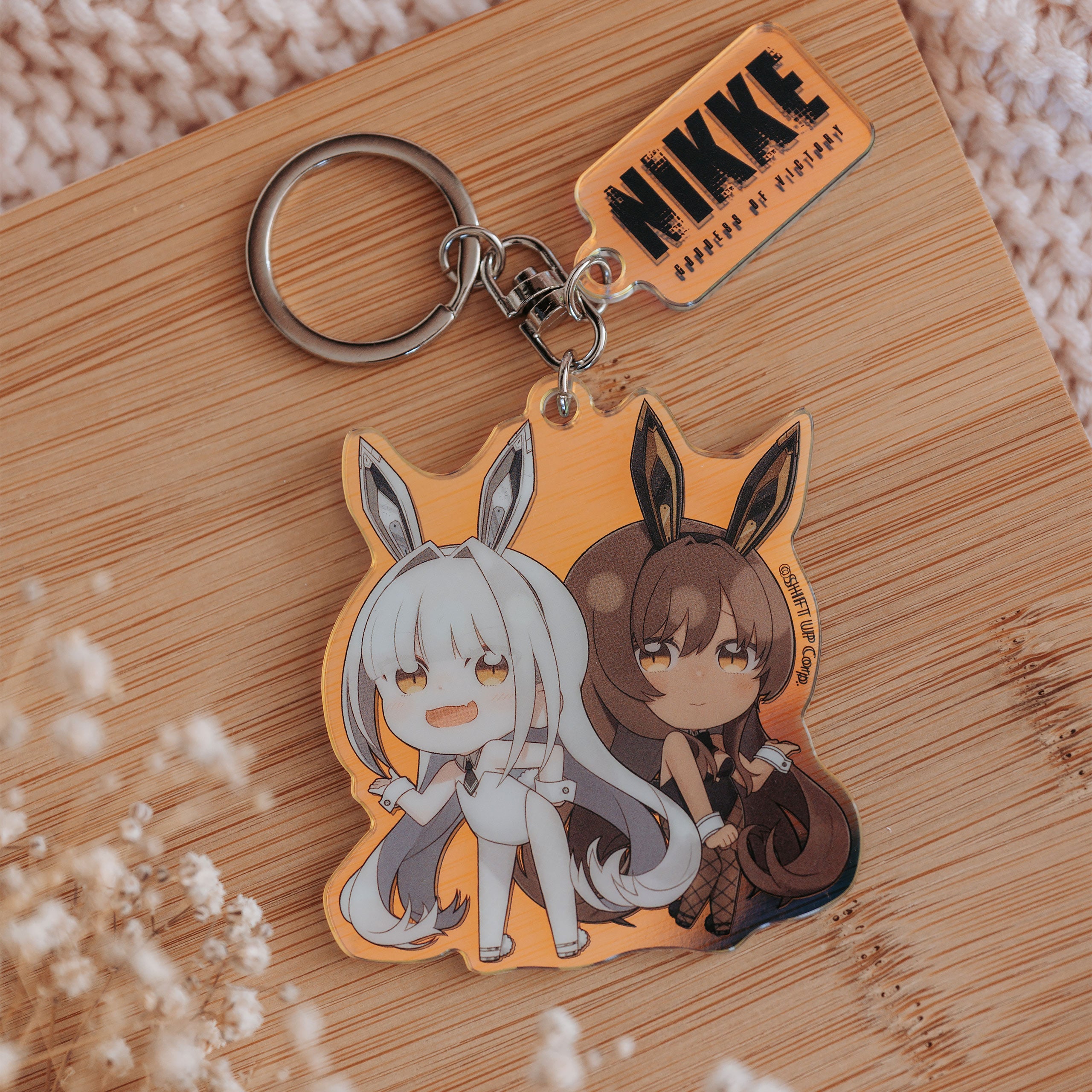 Product image Goddess of Victory: Nikke - Blanc and Noir Acrylic Keychain