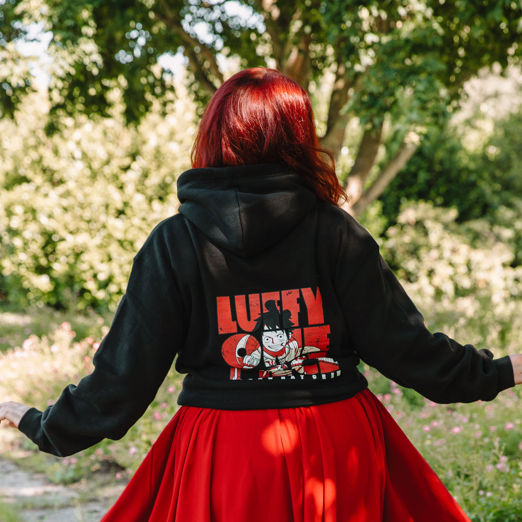 Product image One Piece - Luffy Straw Hat Crew Hoodie black