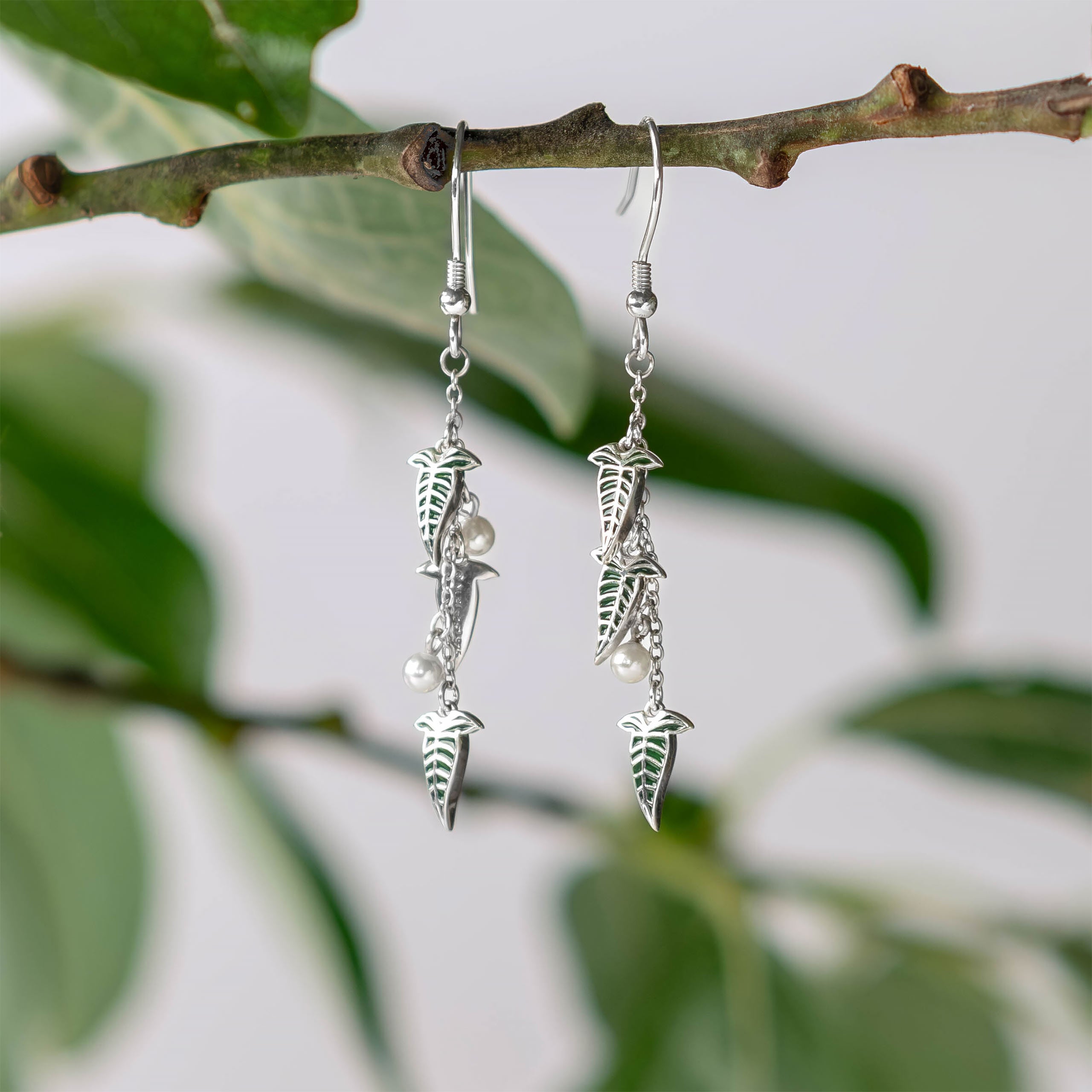 Product image Elven Leaf Earrings 925 Sterling Silver - The Lord of the Rings