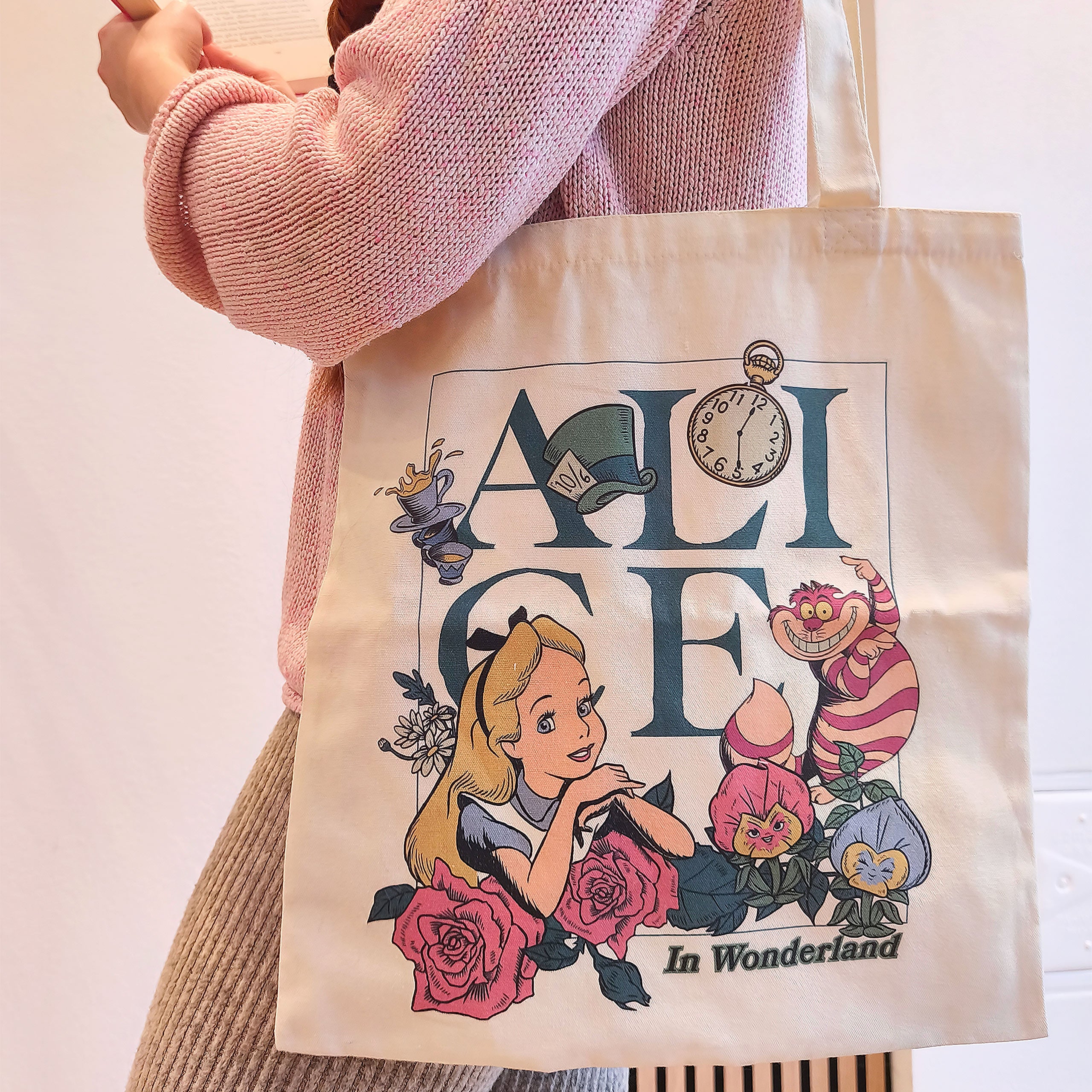 Product image Alice in Wonderland - Flower Tote Bag