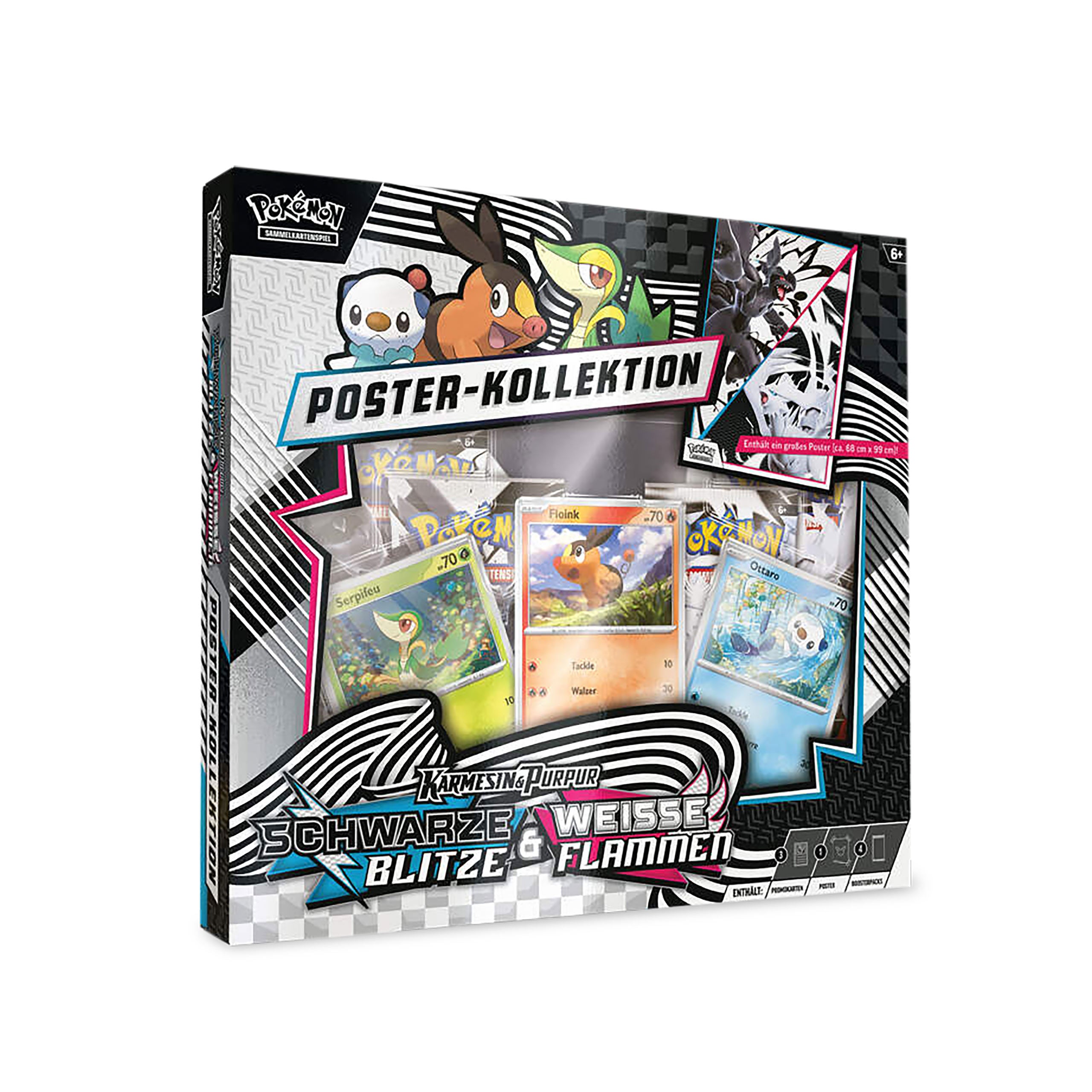 Product image Pokemon - Black Lightning & White Flame Trading Card Box with Poster