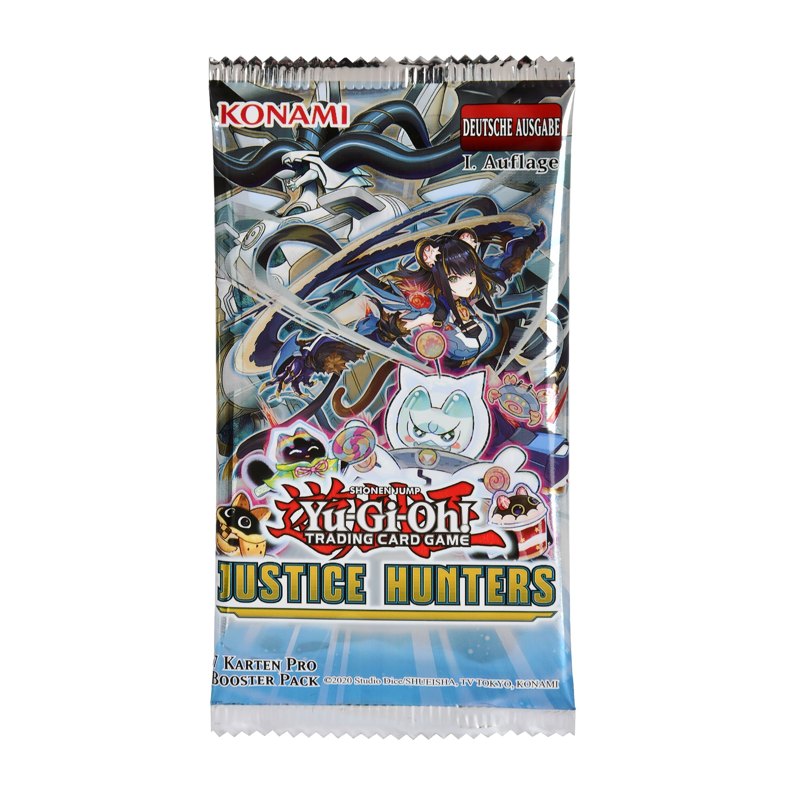 Product image Yu-Gi-Oh! – Justice Hunters Trading Cards Booster German Edition