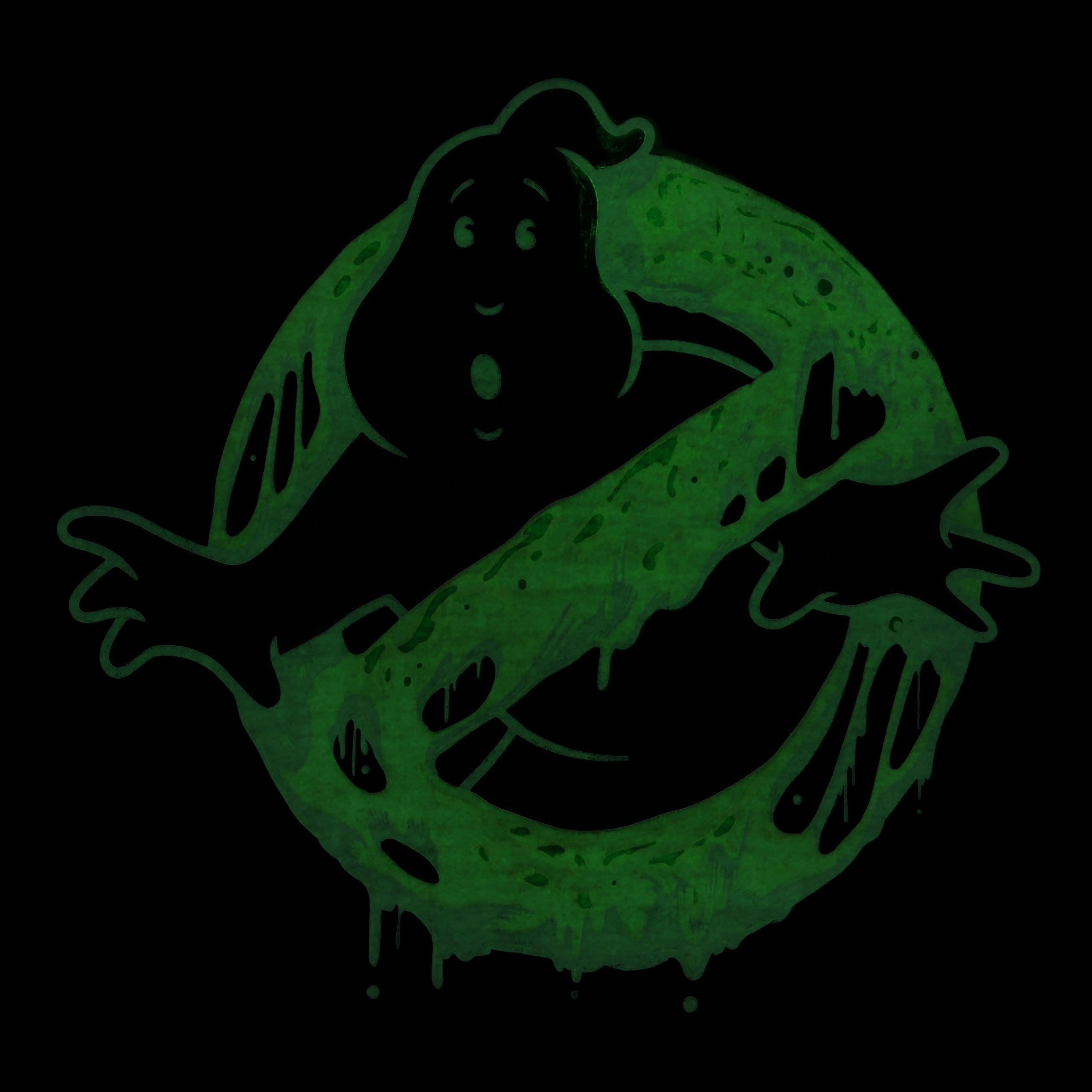 Product image Ghostbusters - Glow in the Dark Slime Logo T-Shirt Black