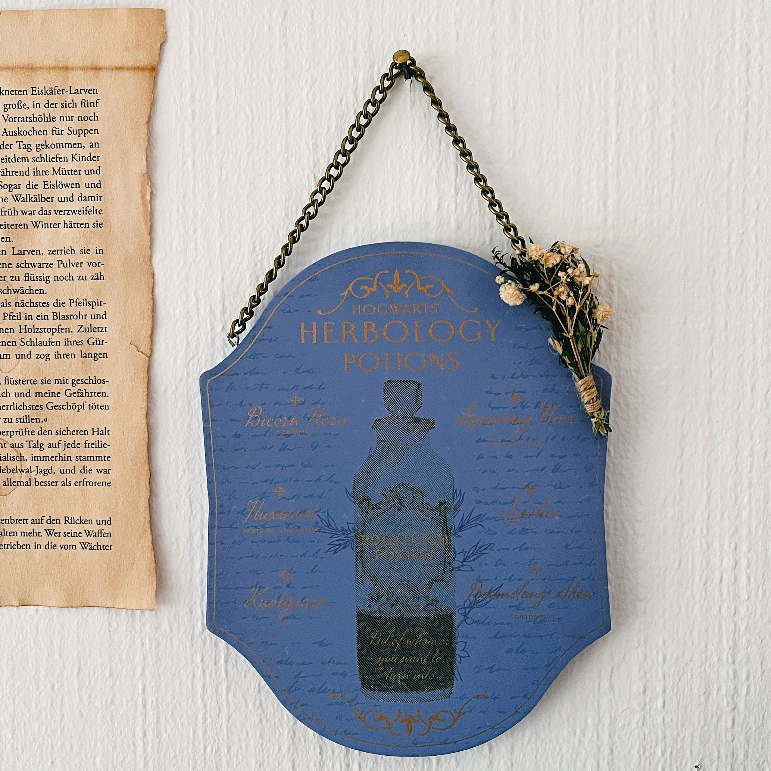 Product image Harry Potter - Herbology and Potions Wooden Wall Art