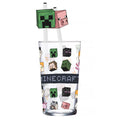 Product image Minecraft - Characters Glass with 2 Straws
