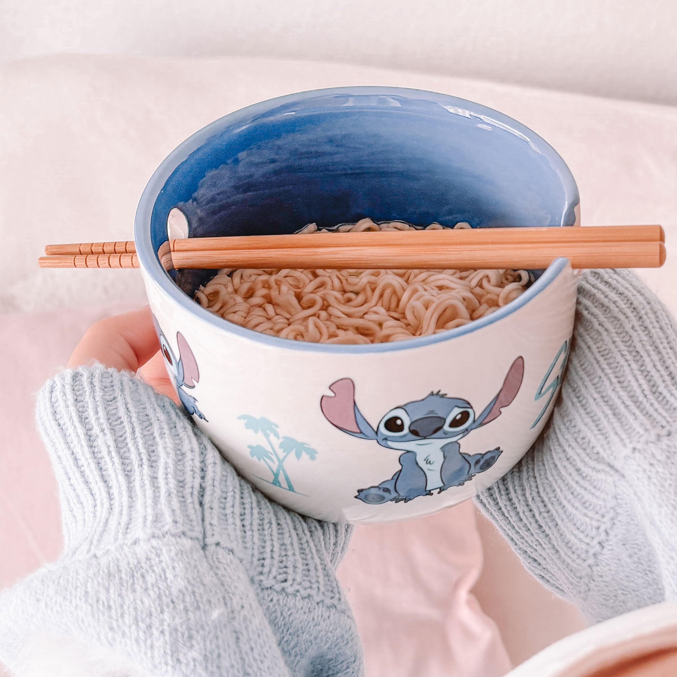 Product image Stitch Aloha Ramen Bowl with Chopsticks - Lilo & Stitch