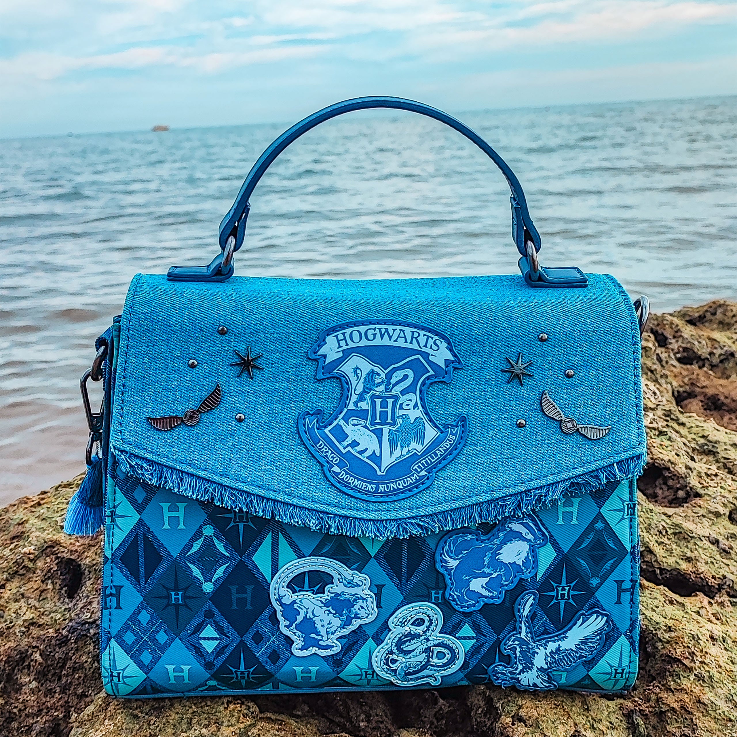 Product image Harry Potter - Hogwarts Denim Crossbody Bag