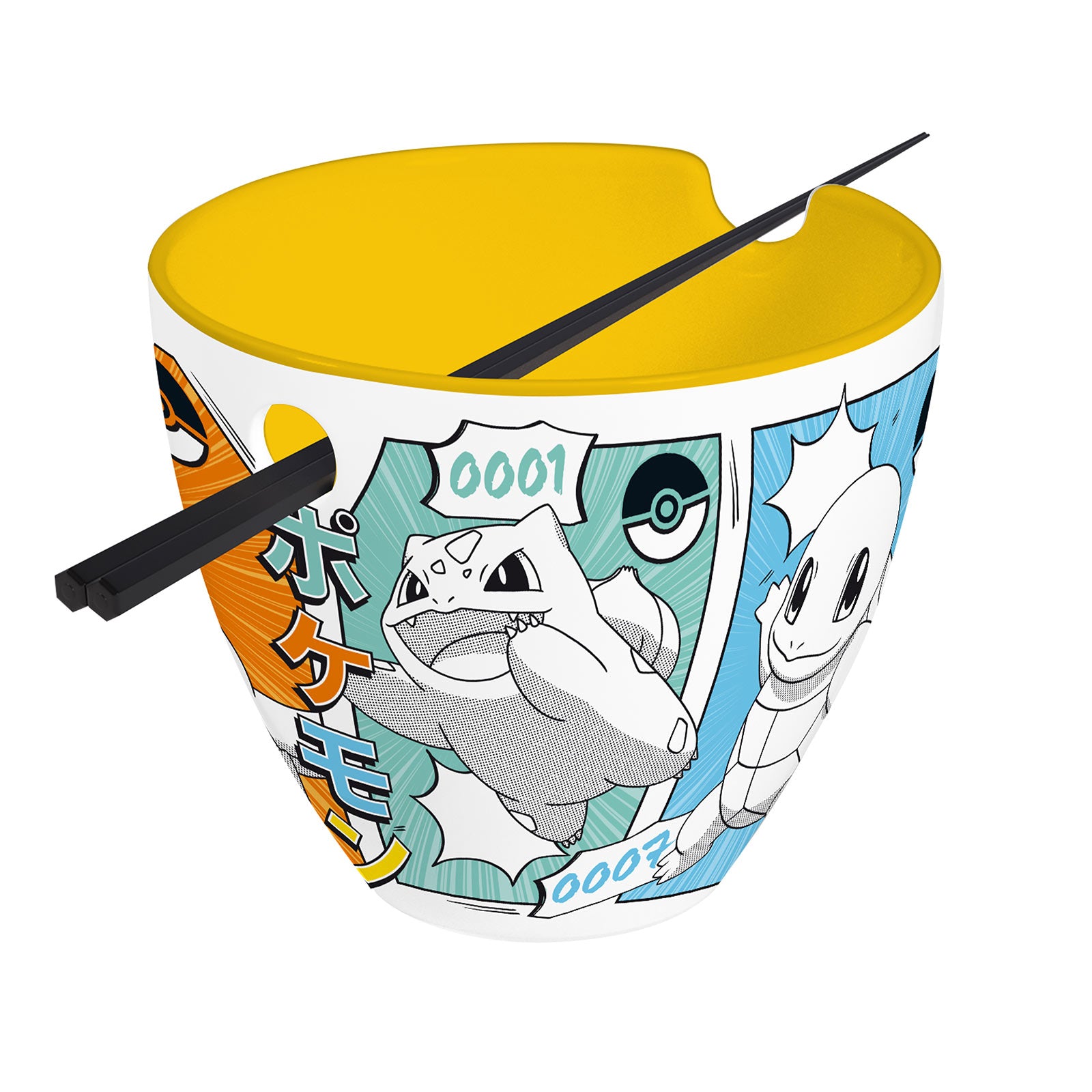 Product image Pokémon - Starters ramen bowl with chopsticks