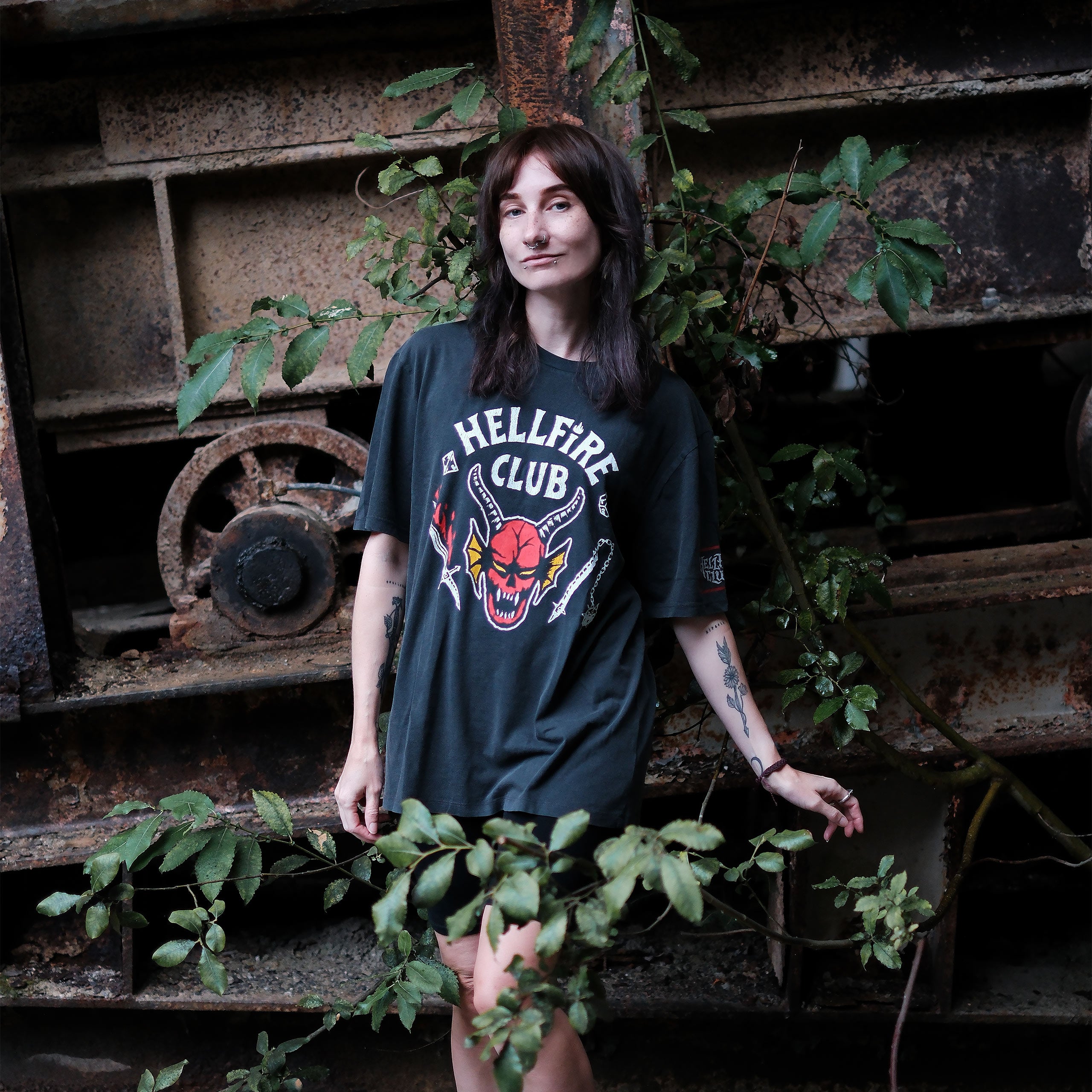 Product image Stranger Things - Hellfire Club T-shirt gray