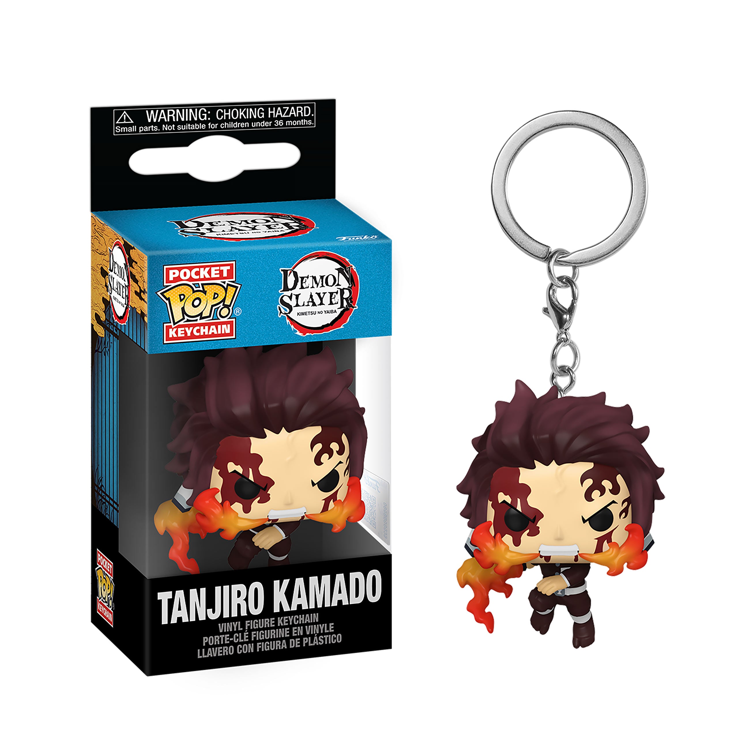 Product image Demon Slayer - Tanjiro Demon Blood Funko Pop Keychain