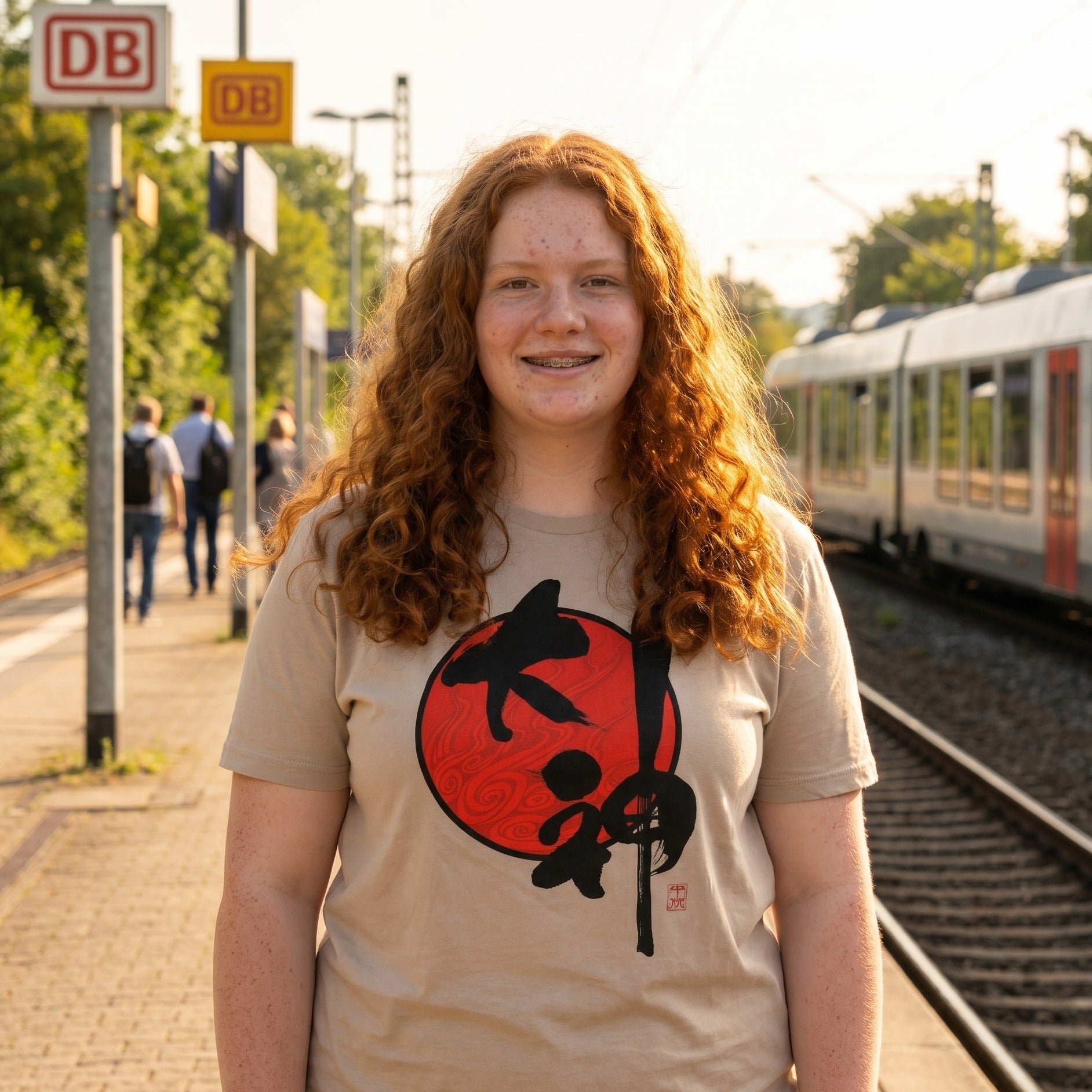 Product image Okami - Beige Logo T-shirt