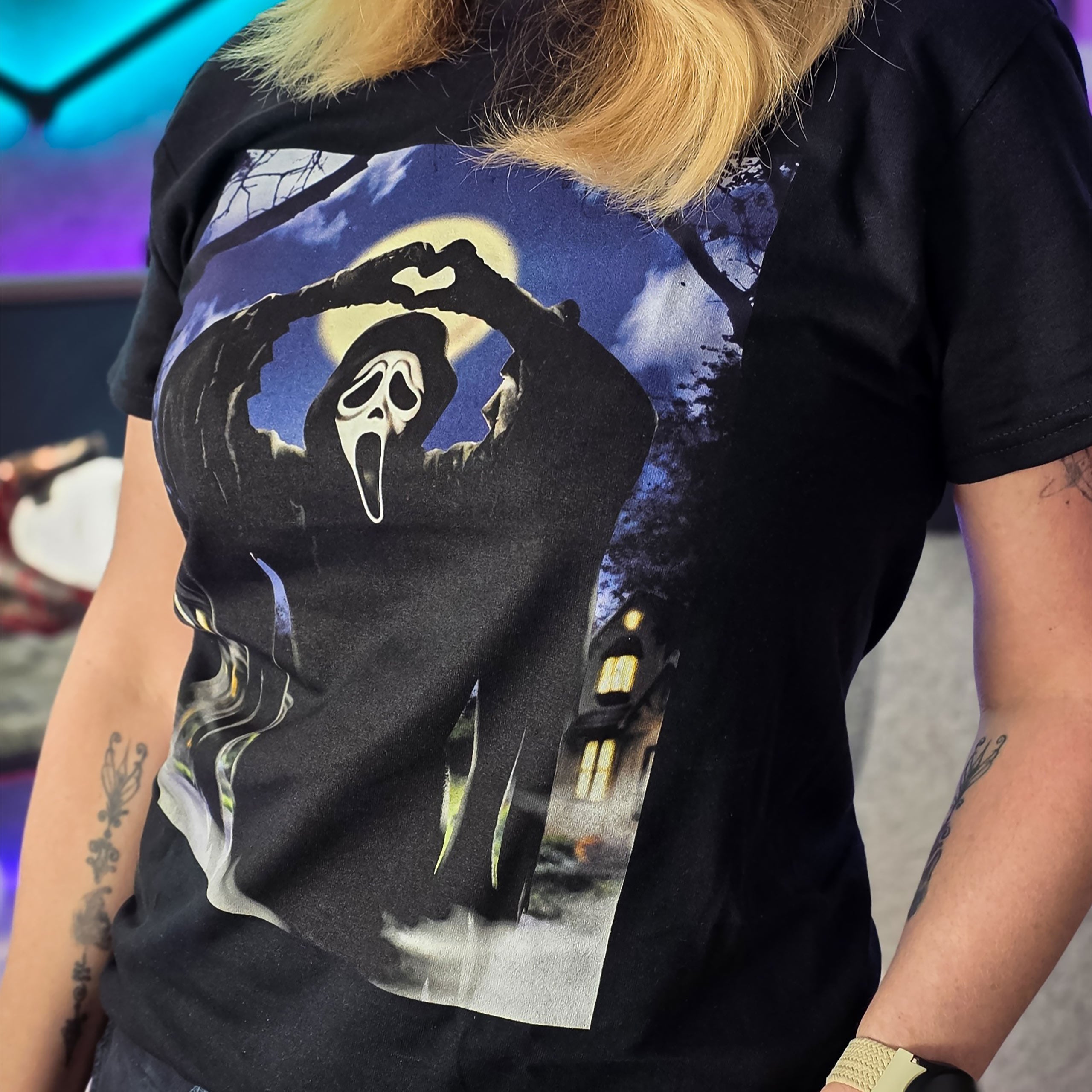 Product image Ghost Face - Hearts T-Shirt Black