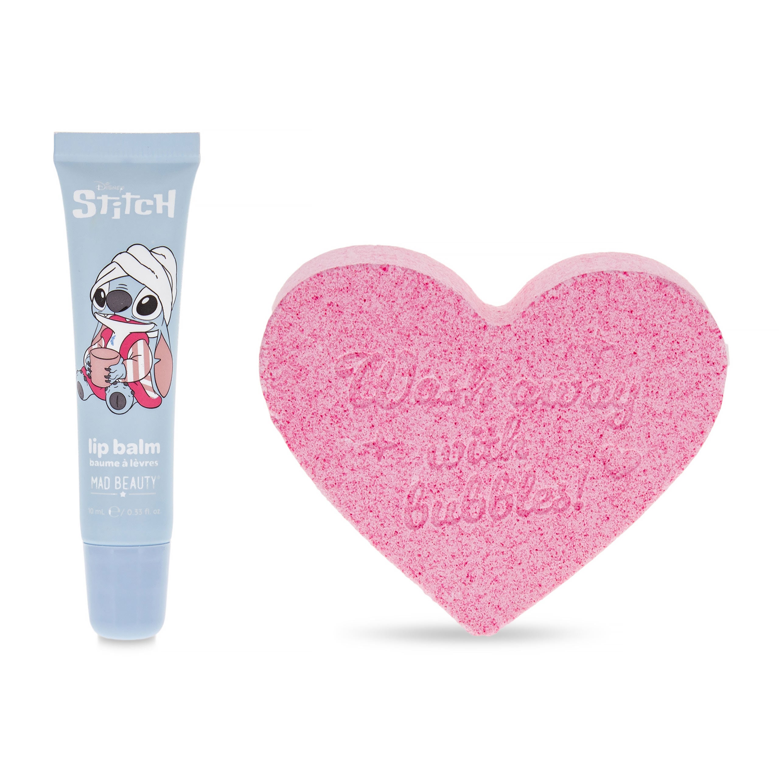 Product image Stitch Lip Balm and Bath Fizzer Cosmetic Set - Lilo & Stitch