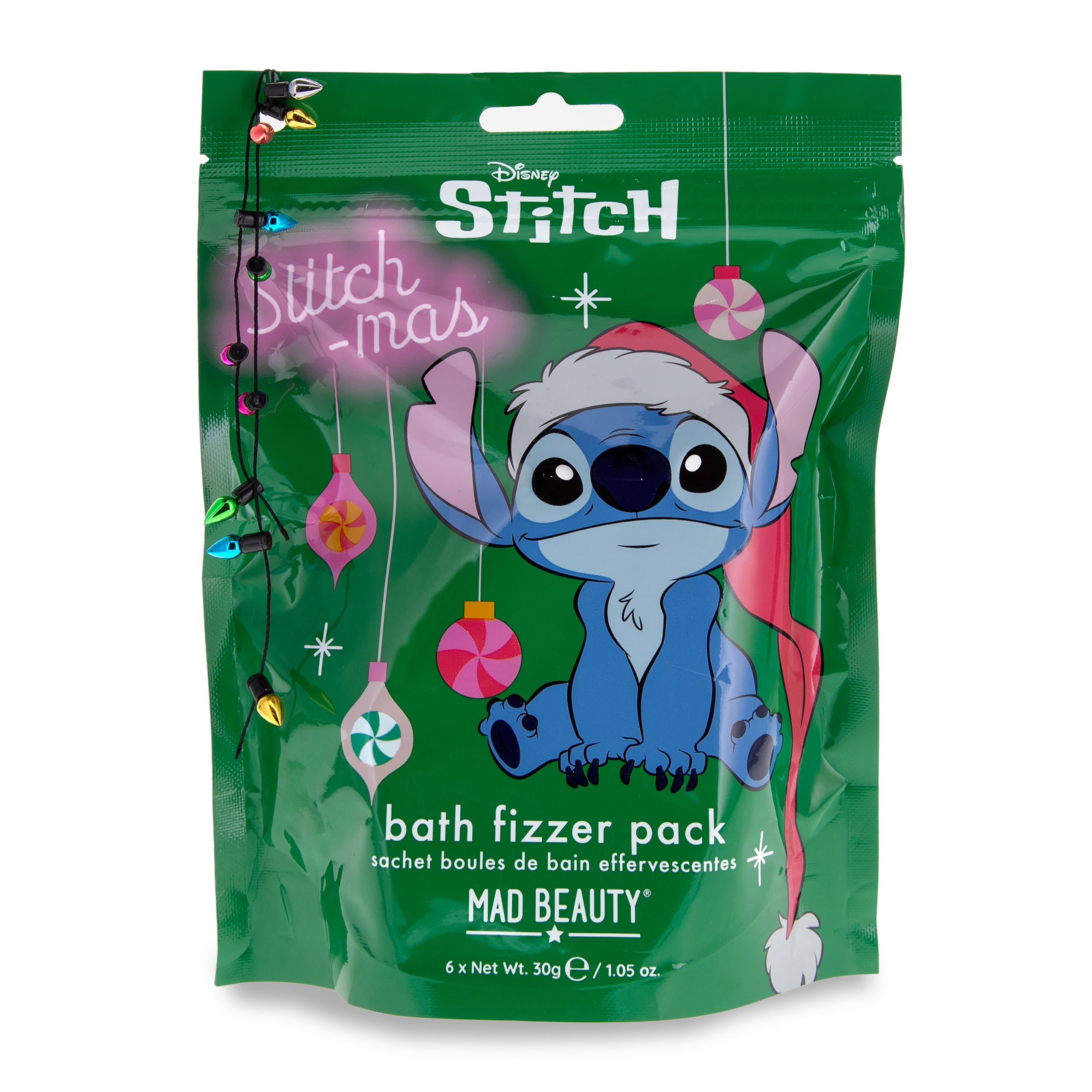 Product image Stitch-mas Bath Fizzers Set of 6 - Lilo & Stitch