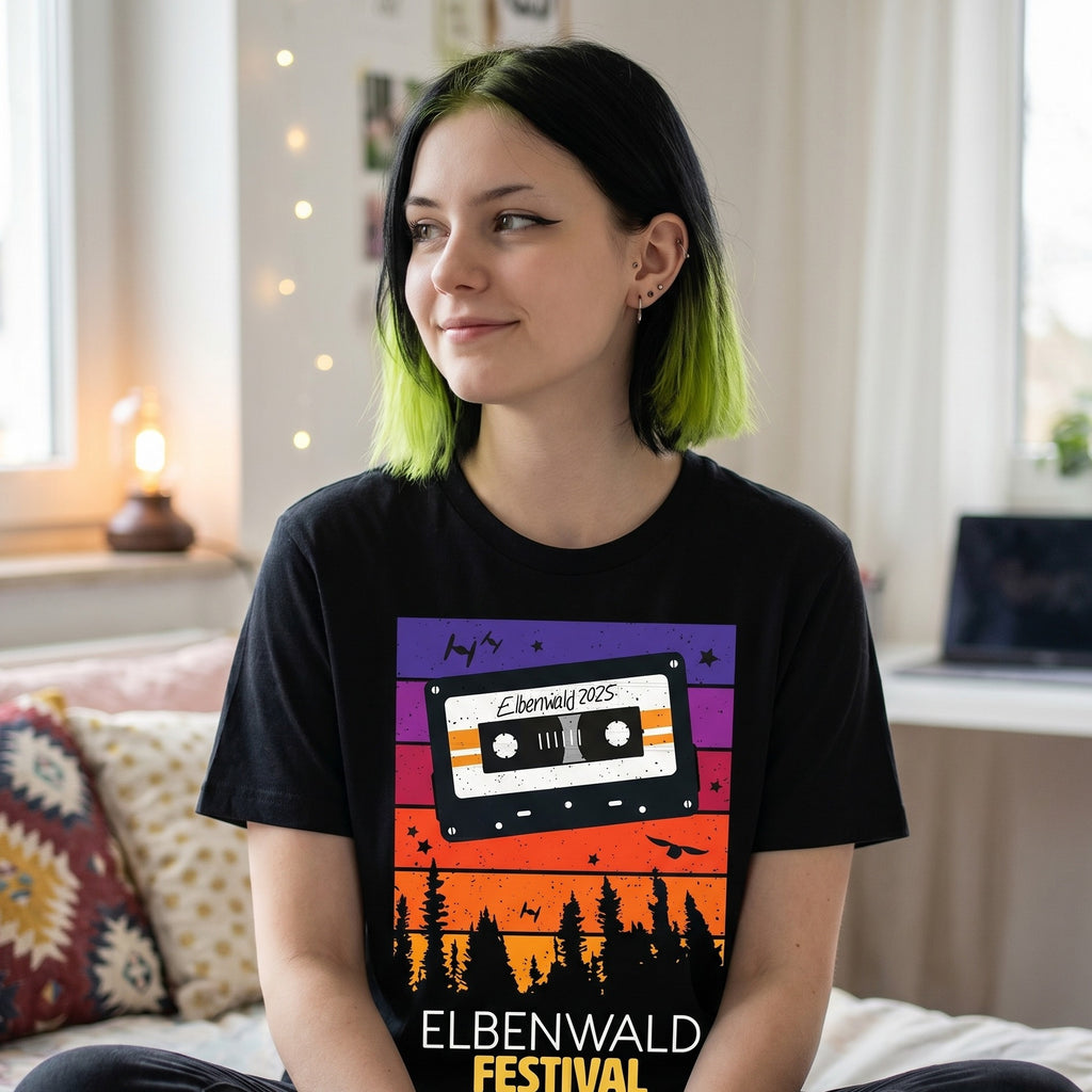 Product image Elbenwald Festival - Tape T-Shirt Black