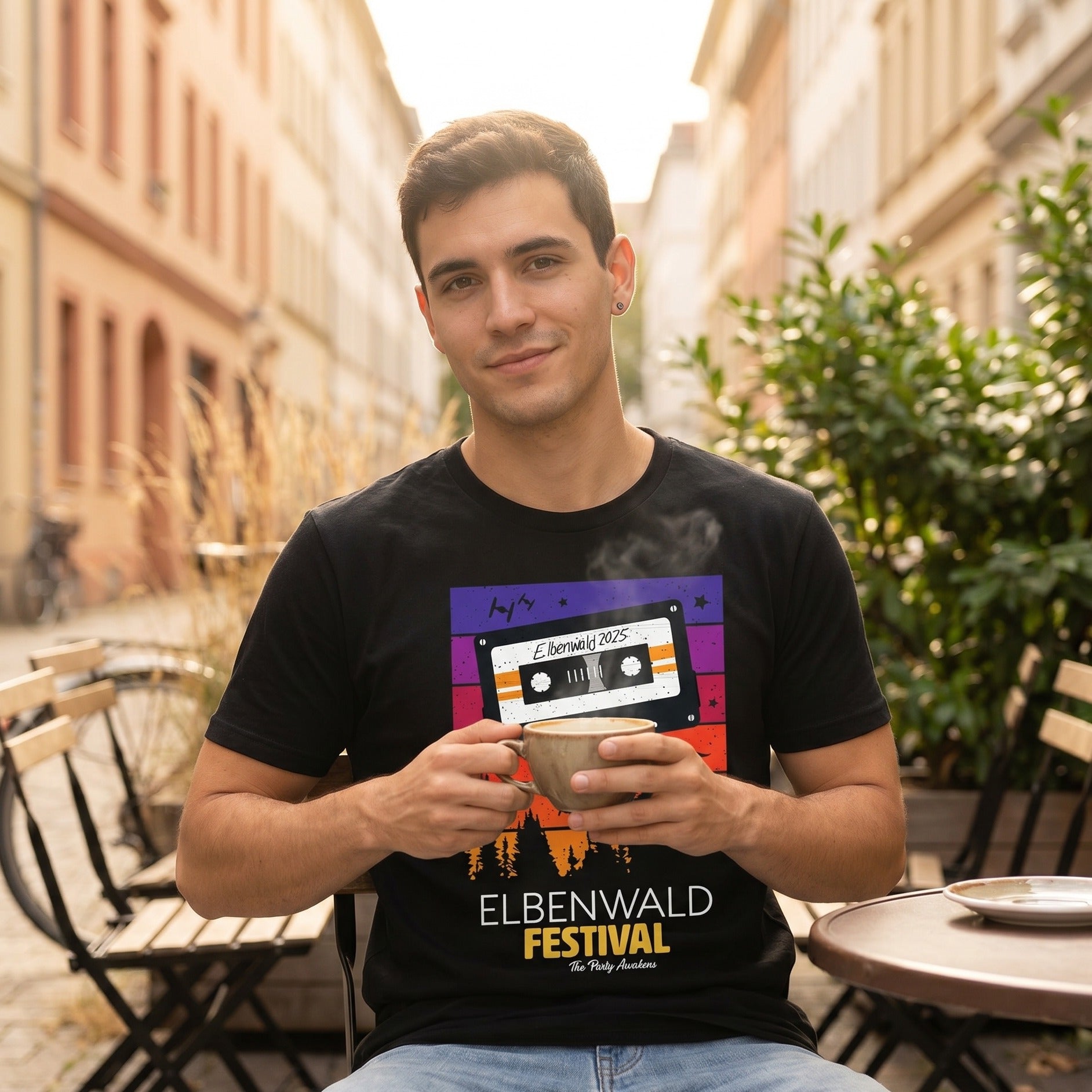 Product image Elbenwald Festival - Tape T-Shirt Black