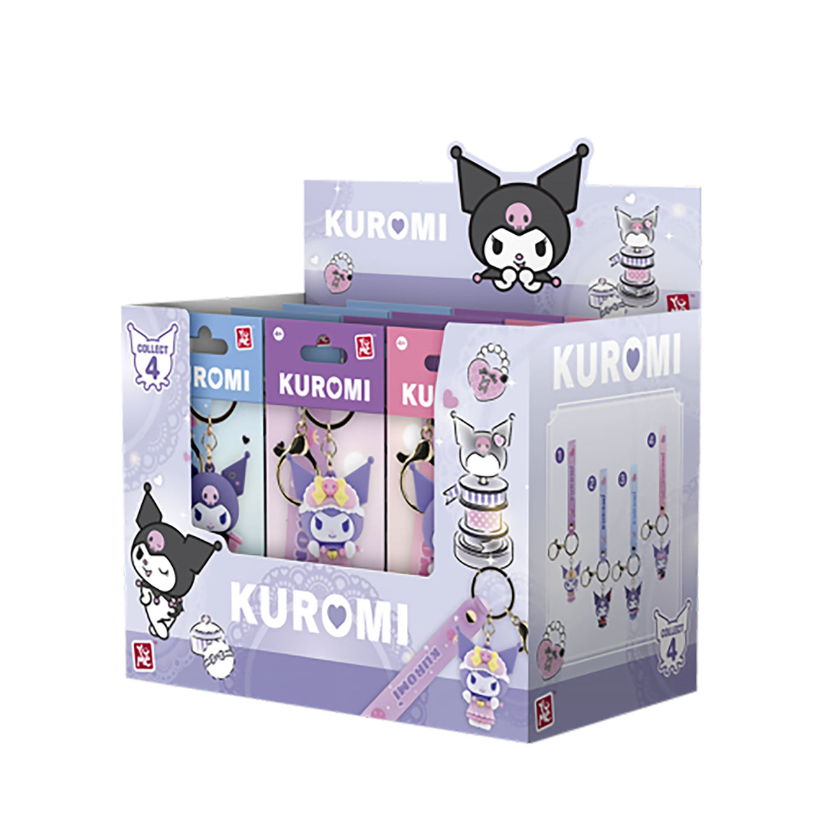 Product image Hello Kitty and Friends - YuMe Kuromi Cute Outfit Mystery Keychain Display