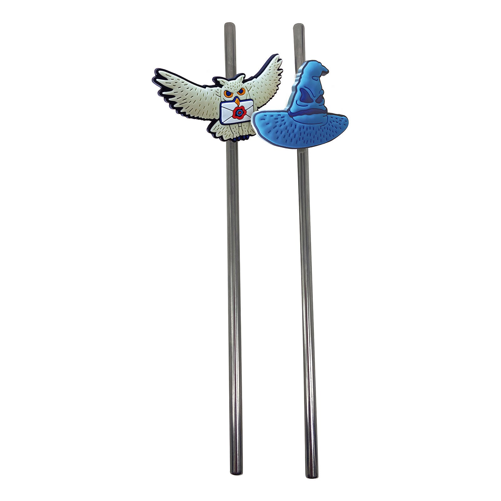Product image Harry Potter - Sorting Hat and Hedwig Straws Set of 2