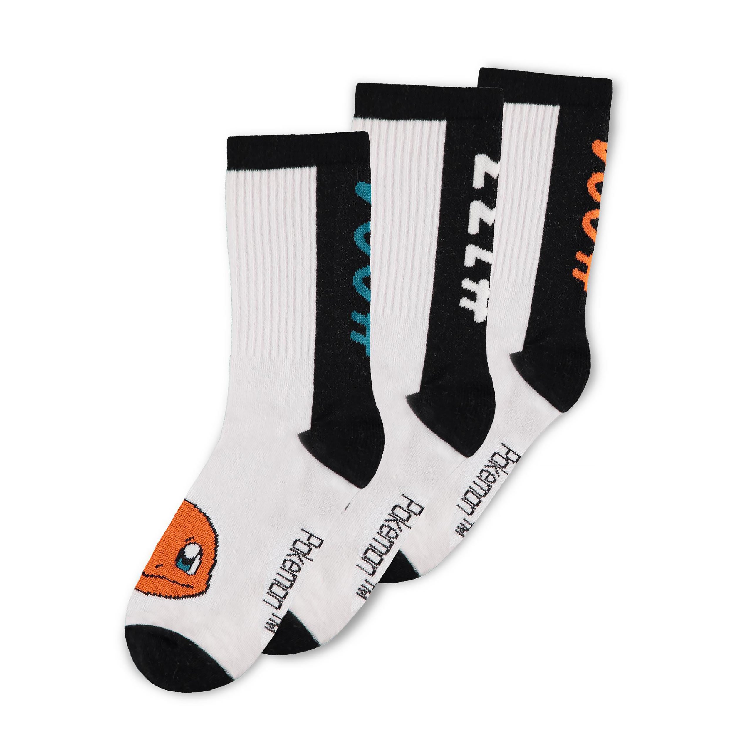 Product image Charmander, Gengar and Eevee Socks 3-Pack - Pokémon