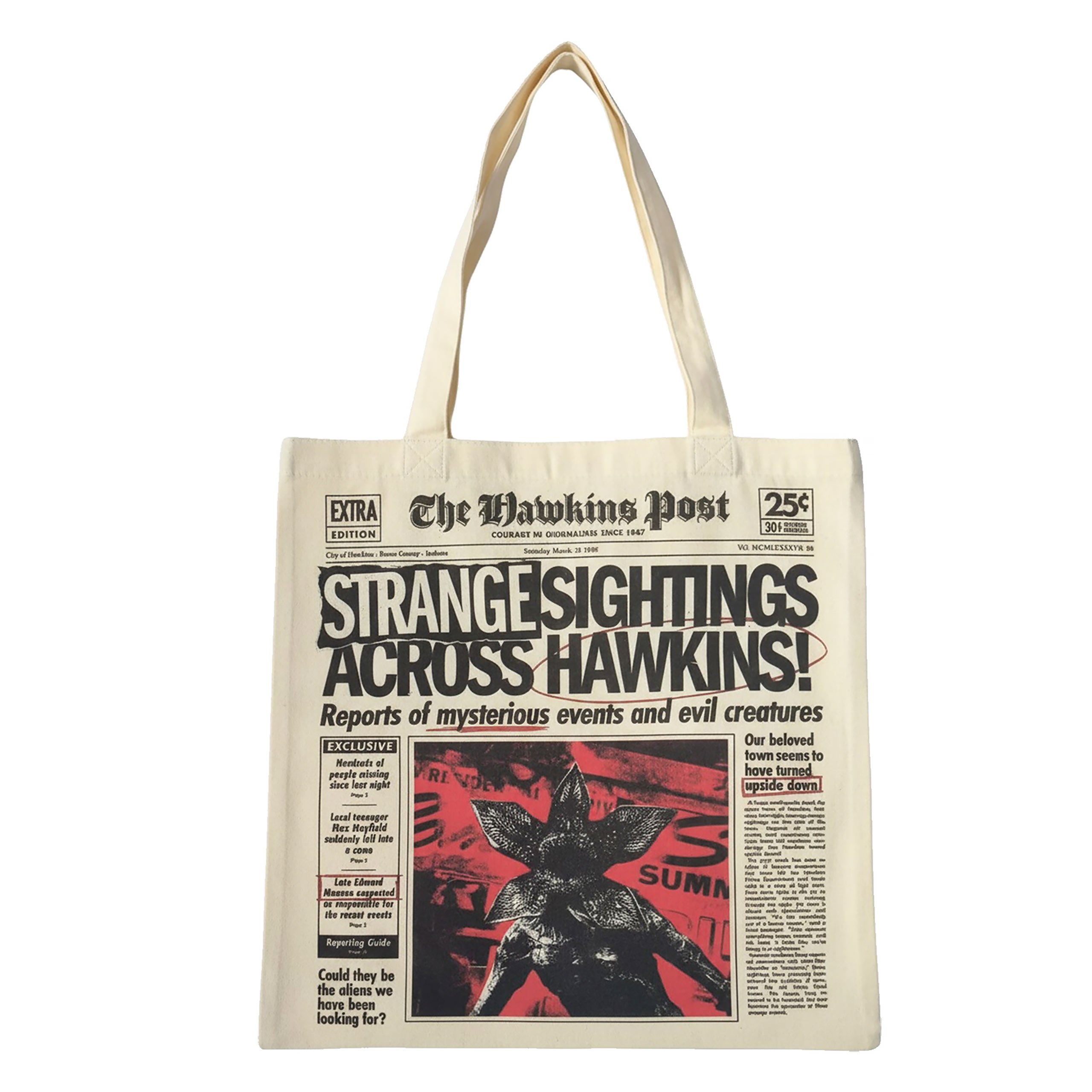 Product image Stranger Things - Strange Sightings Tote Bag