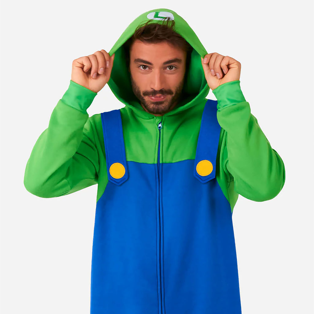 Product image Super Mario - Luigi Onesie for Adults