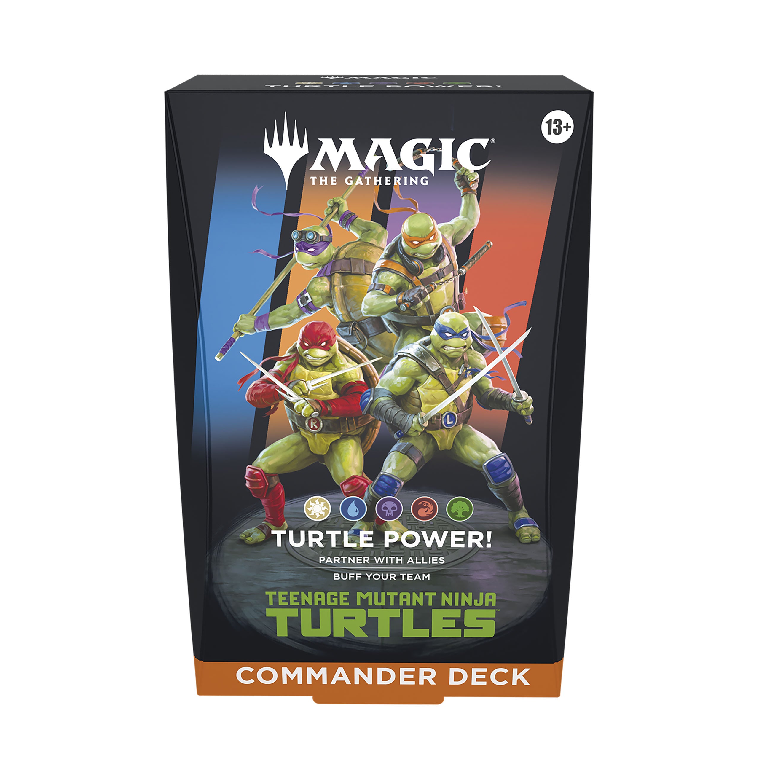 Product image Teenage Mutant Ninja Turtles - Turtle Power Commander Deck German Version - Magic: The Gathering