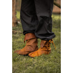 Product image Medieval Cuff Boots in Brown Nubuck Leather