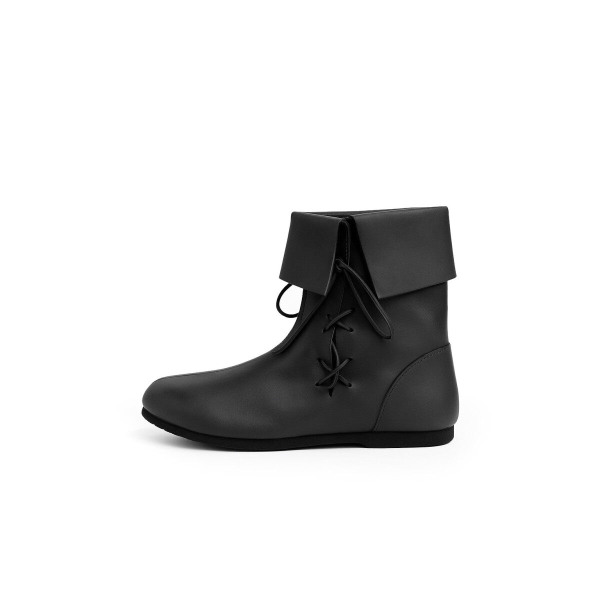 Product image Medieval Cuff Boots made of Nubuck Leather black