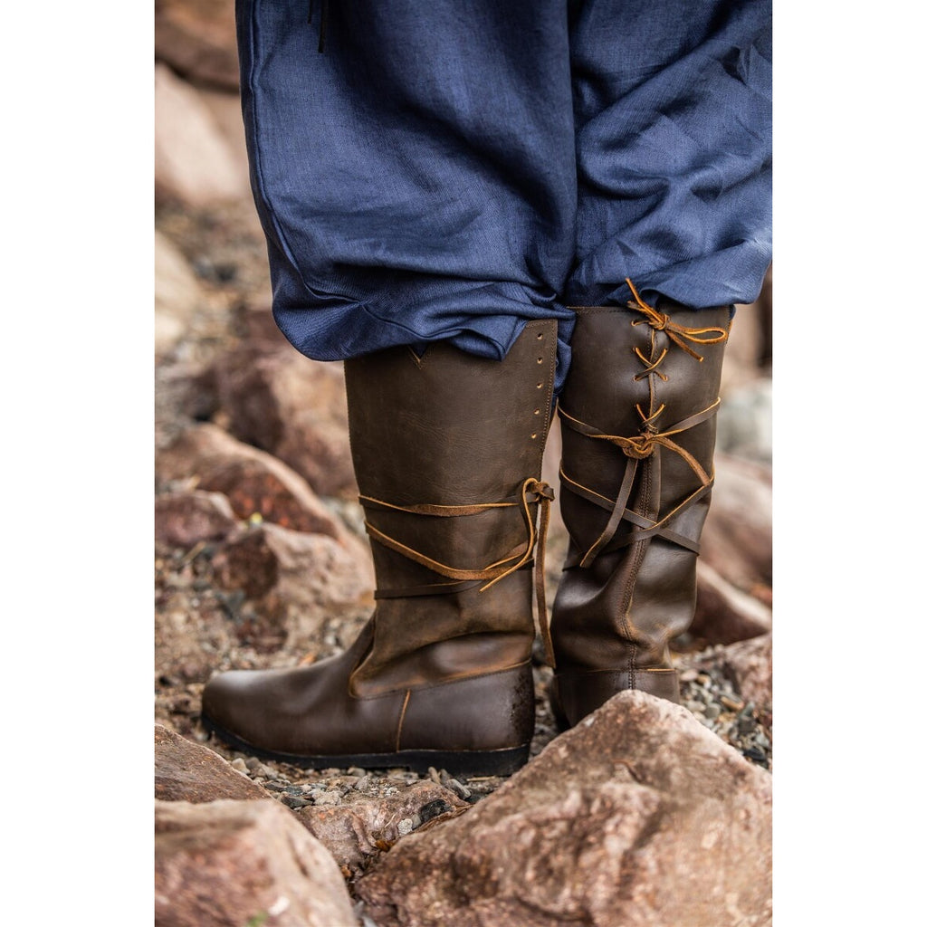 Product image Medieval Boots Ole in Brown Nubuck Leather