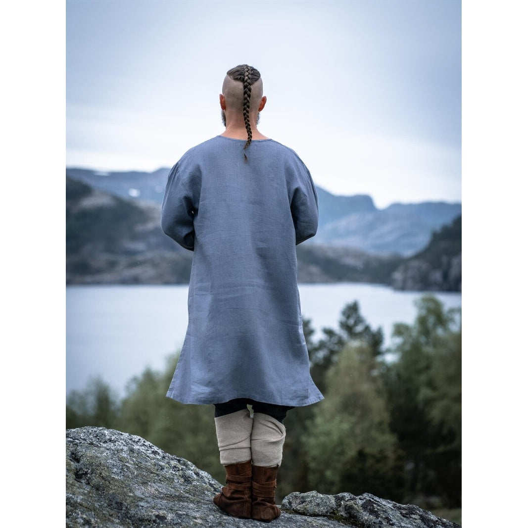 Product image Medieval Linen Tunic Halvar blue-grey